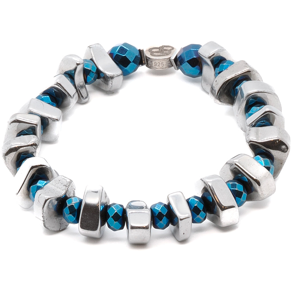 Handmade Hematite Bracelet, a versatile piece that combines natural beauty and grounding energy.