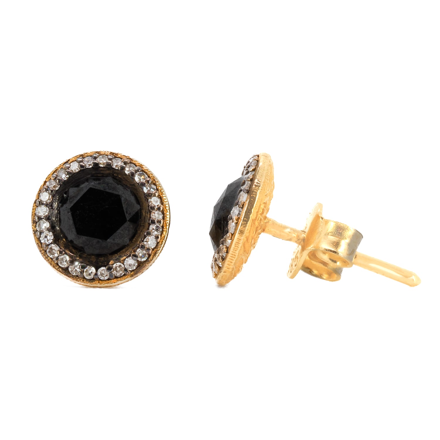 Delicate and meaningful, the Mini Black Rose Cut Stud Earrings are a timeless addition to any jewelry collection.