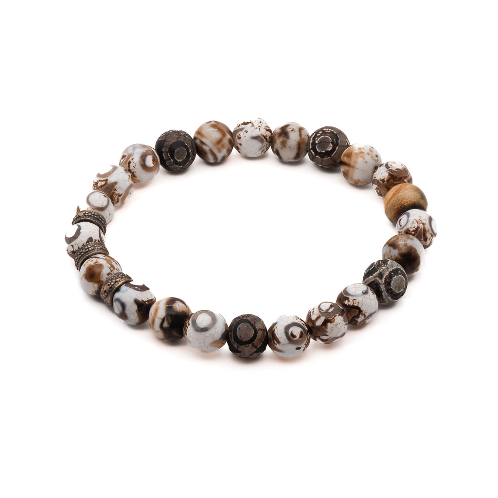 Nepal Soul Men's Bracelet - Captivating and Spiritual.