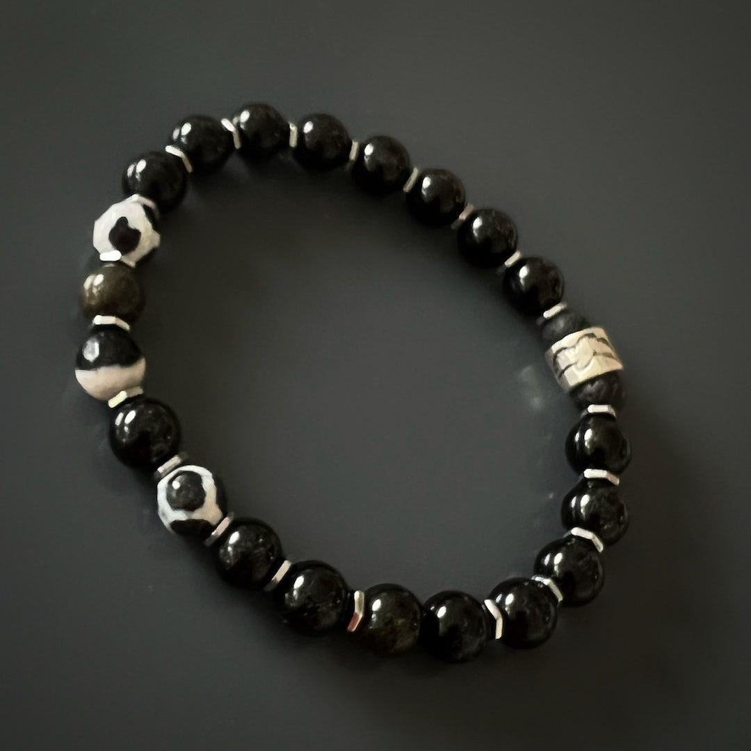 Balance and Harmony - Black and White Agate Stones.