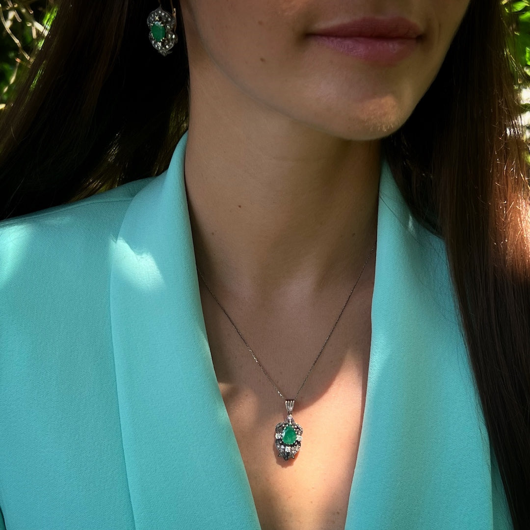 Symbol of Love - Diamonds represent faithful and pure love energy, model wearing
