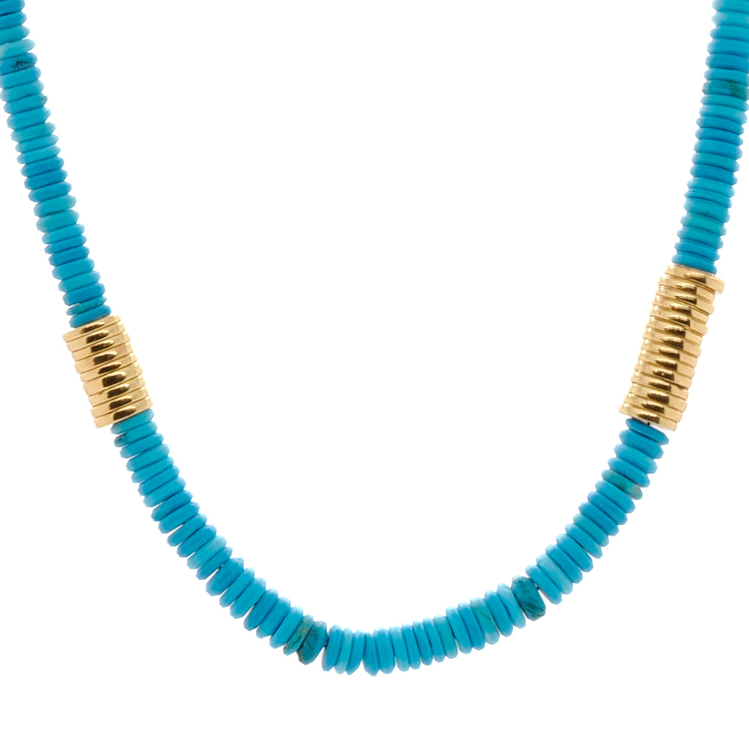 Symbol of Friendship - The Turquoise Choker Necklace Represents Positive Vibes and Friendship.