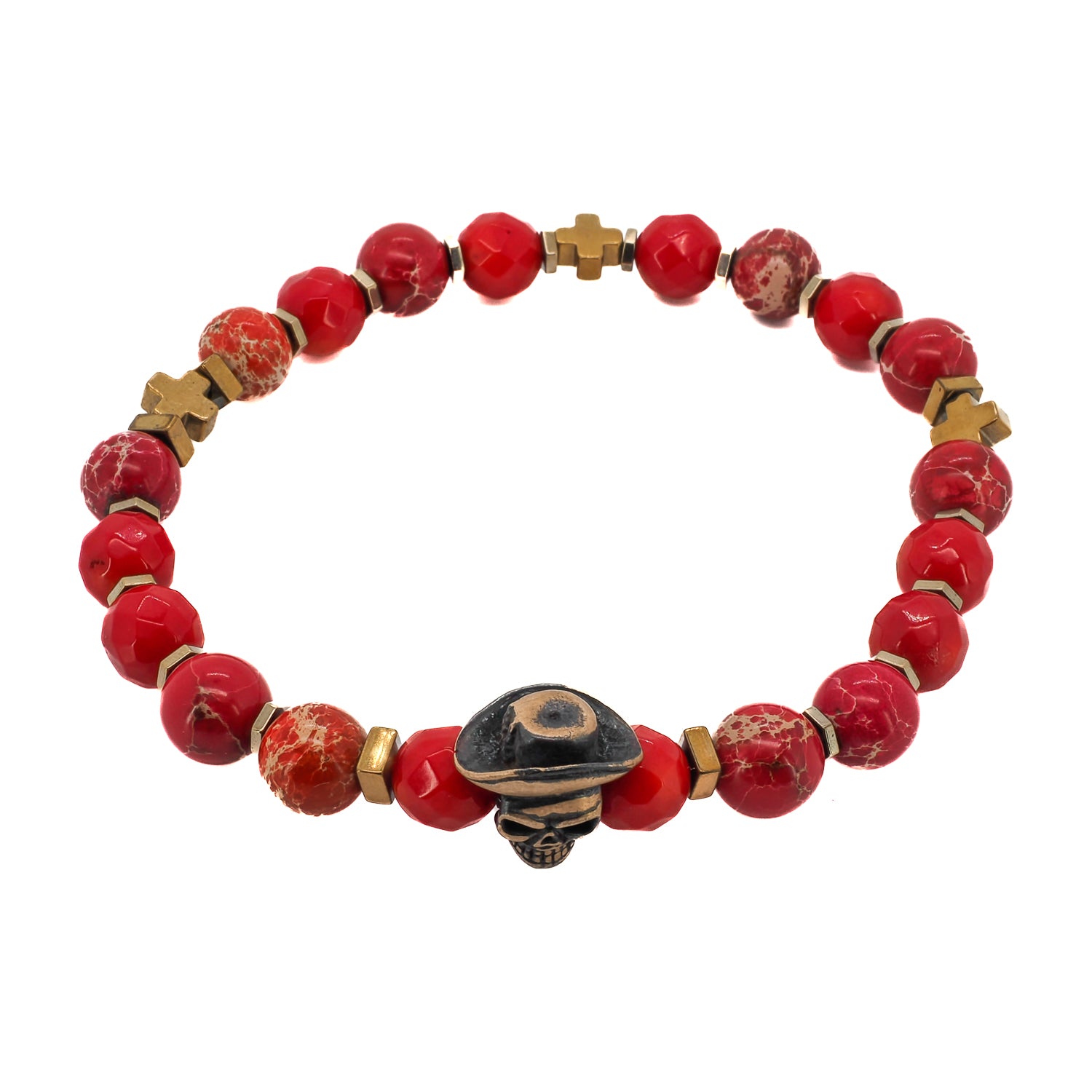 Sophisticated Touch - Gold Color Hematite Beads.