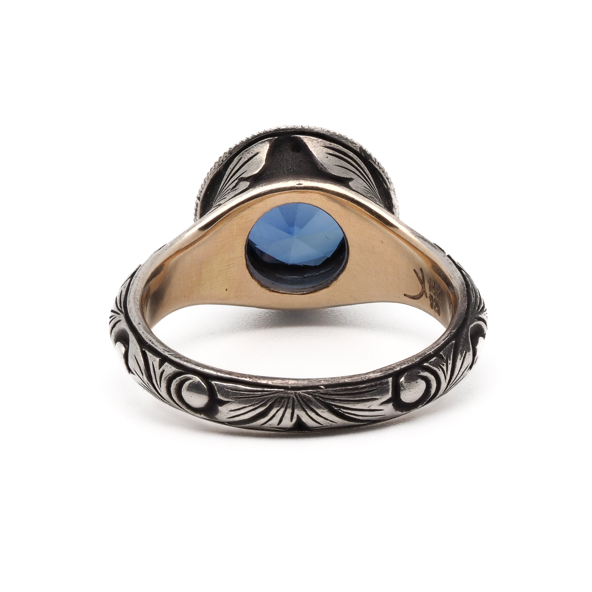 Royalty and Abundance - Sapphire Engagement Ring, attracting blessings and positive energy.
