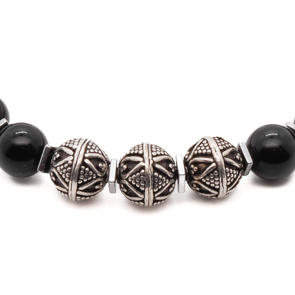 Black Onyx Stone Beads - Protection and Style.