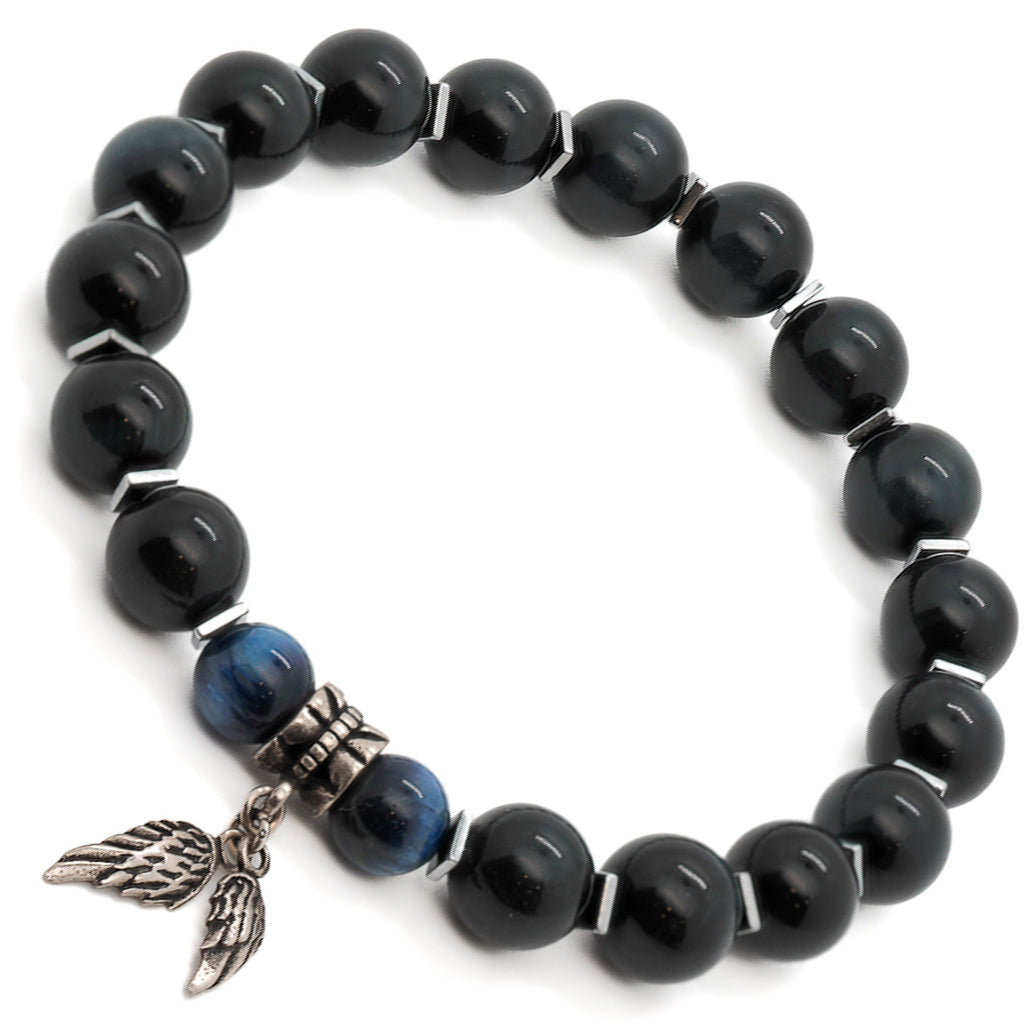 Natural Blue Tiger's Eye Stones - Protection and Luck.