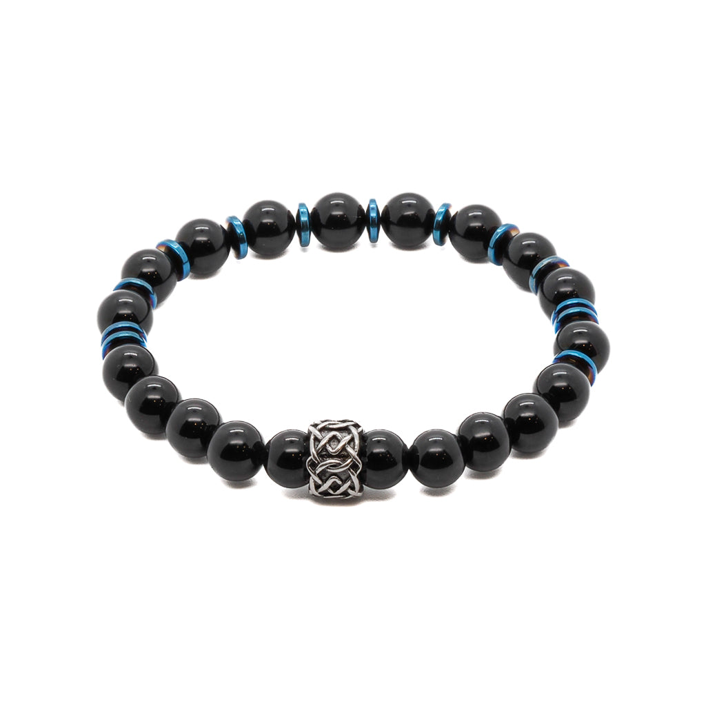 Spiritual Black Onyx Bracelet - Grounding and Protective Jewelry.