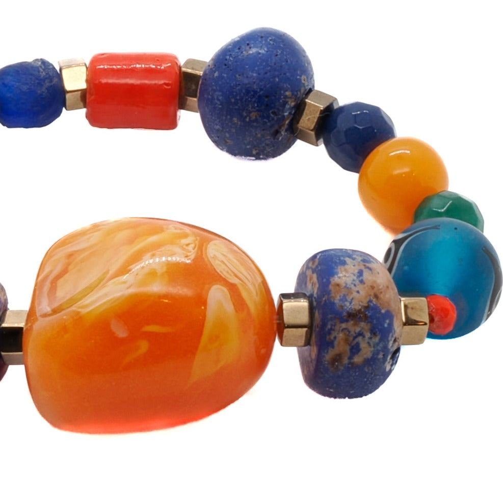 Experience the essence of summer with the vibrant and playful Summer Bracelet, a handmade accessory that celebrates the season's spirit.