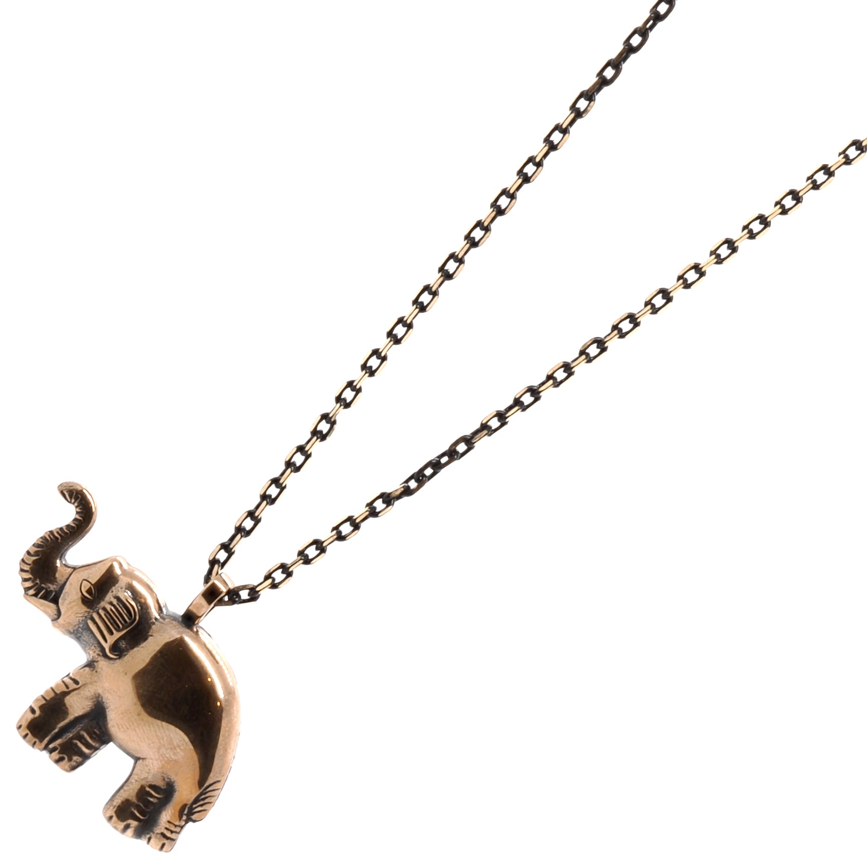 Beautiful Bronze Pendant - The Handcrafted Elephant Necklace Embodies the Spirit of Good Luck.
