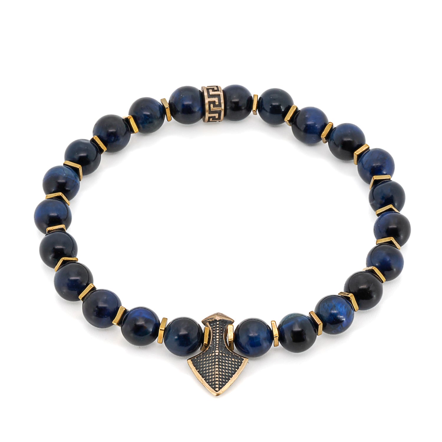 Unique Tiger's Eye Arrow Bracelet - A Warrior's Spirit.