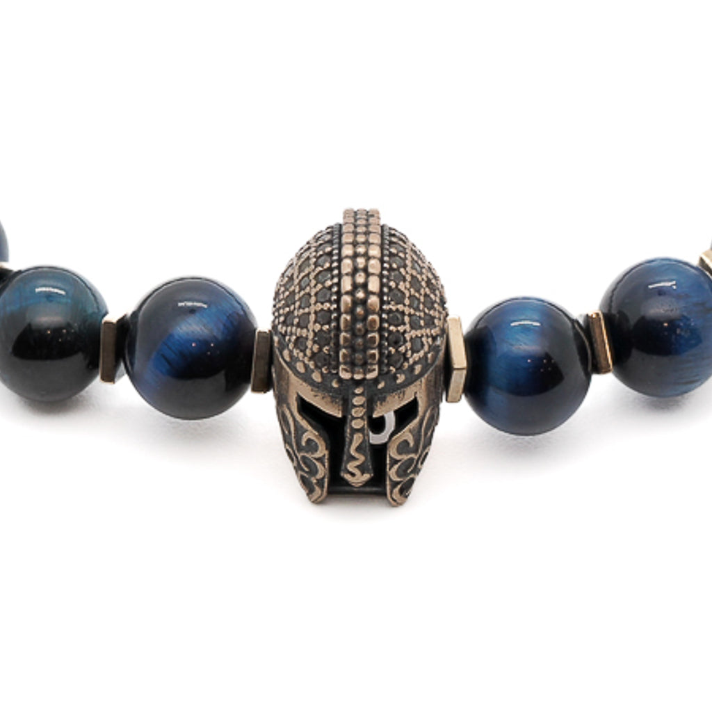 Handcrafted Bronze Gladiator Charm - Symbol of Strength.