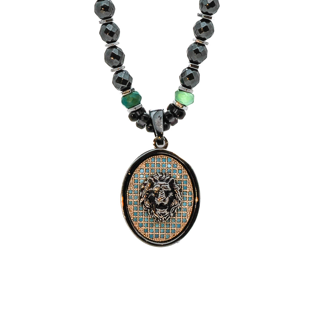 Unique Lion Necklace - Striking Handmade Jewelry.