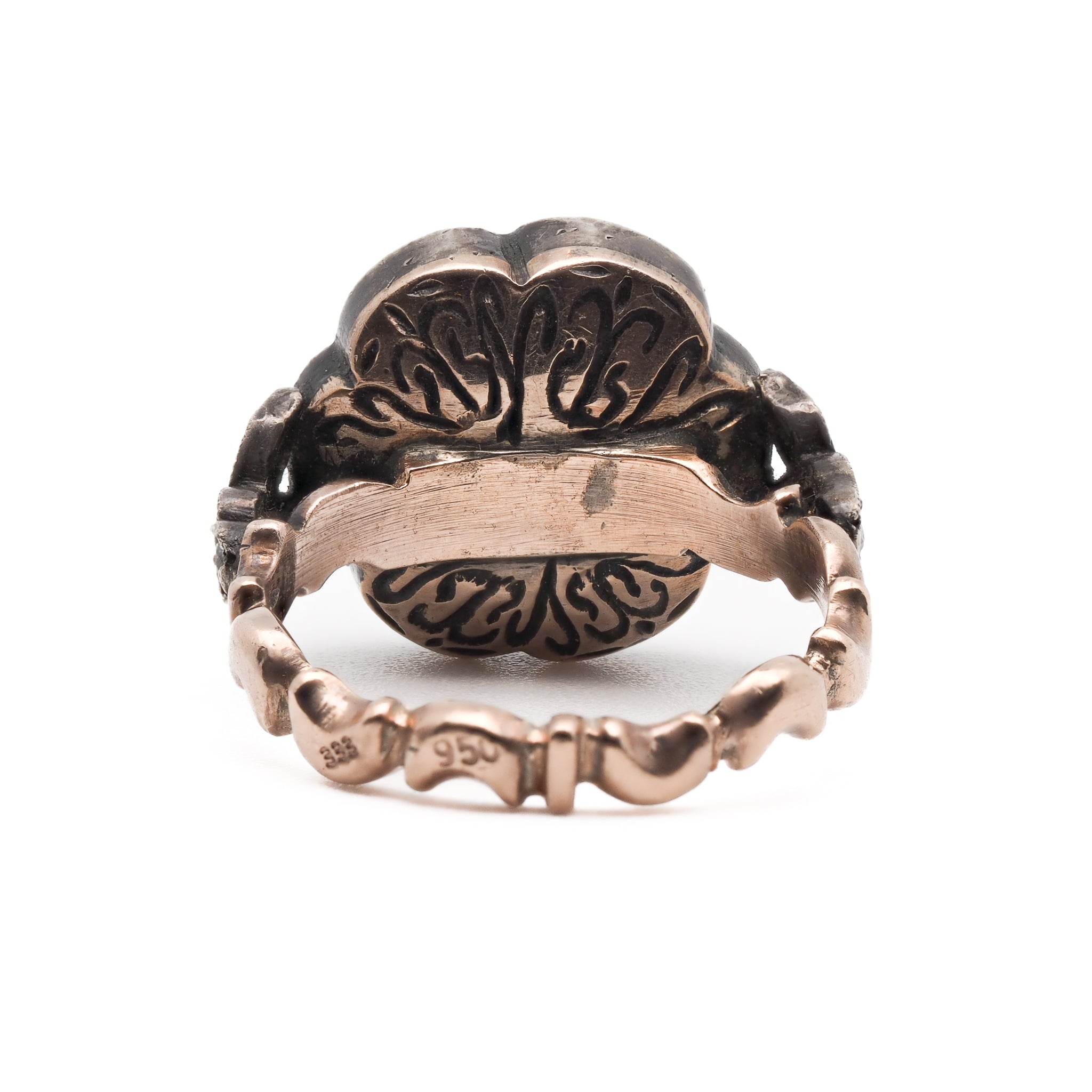 Handmade Fine Jewelry - Rose Gold Ring with a captivating 1.08 cts Diamond.