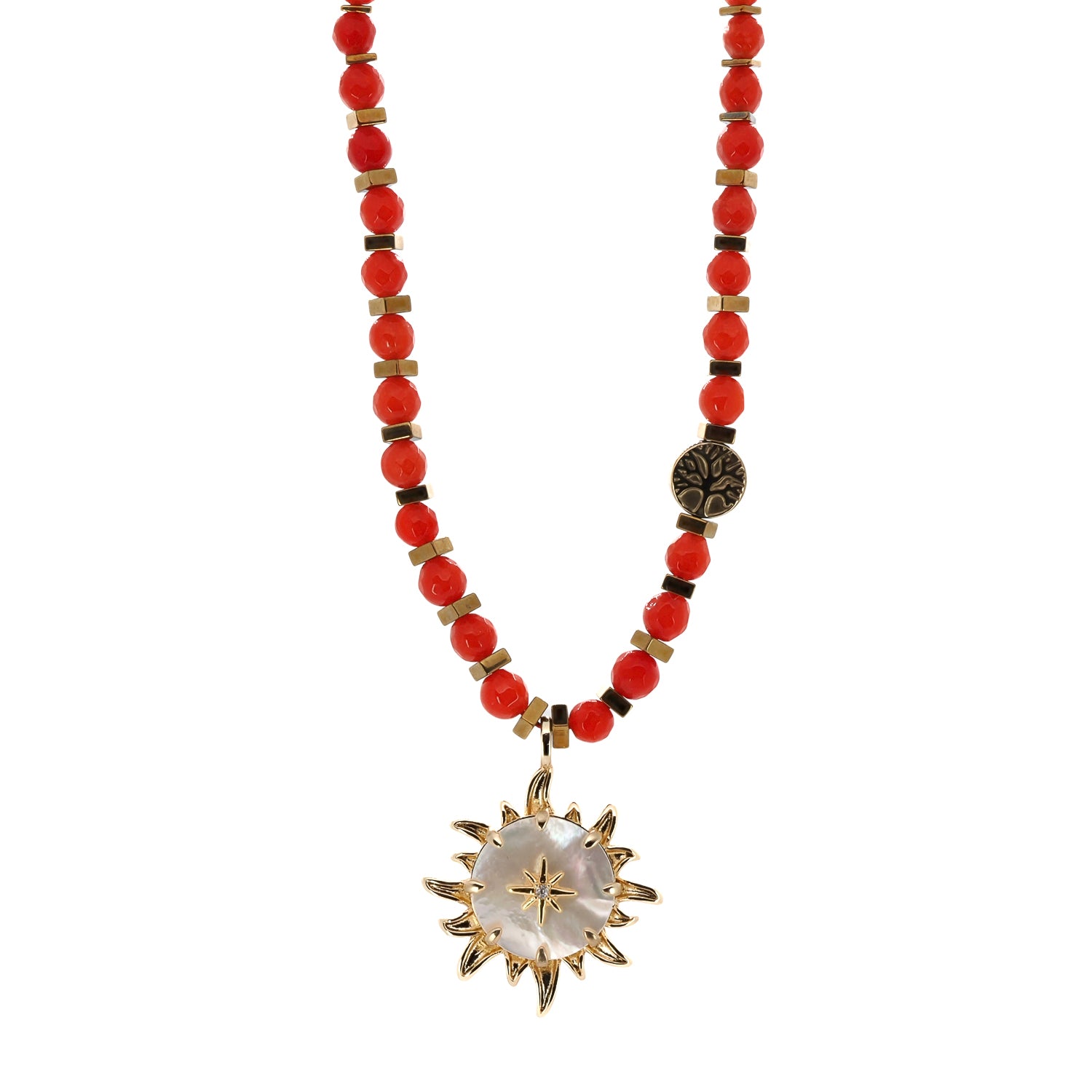 Handcrafted Carnelian Stone Necklace