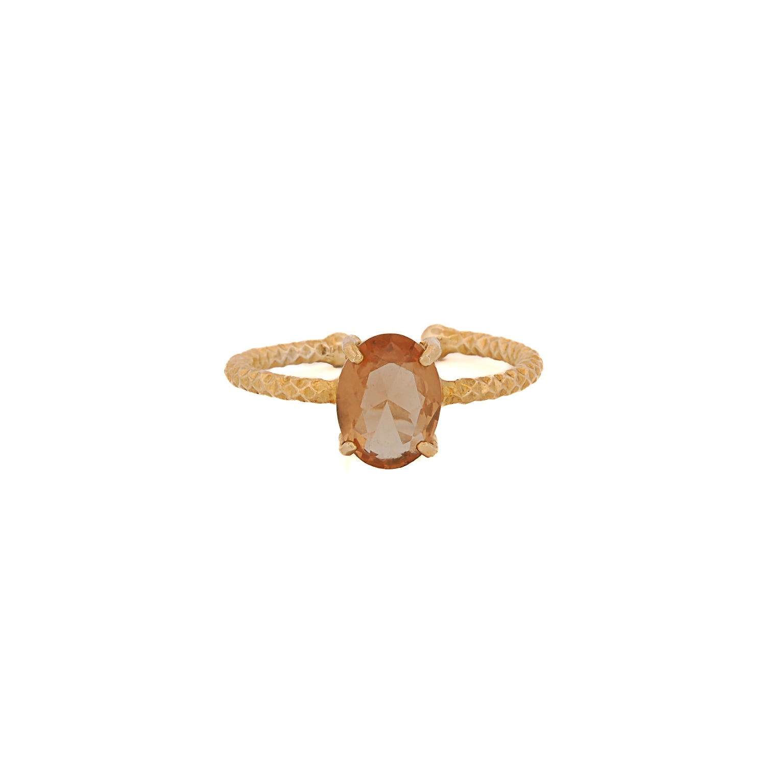 Citrine Gemstone Abundance Gold Ring