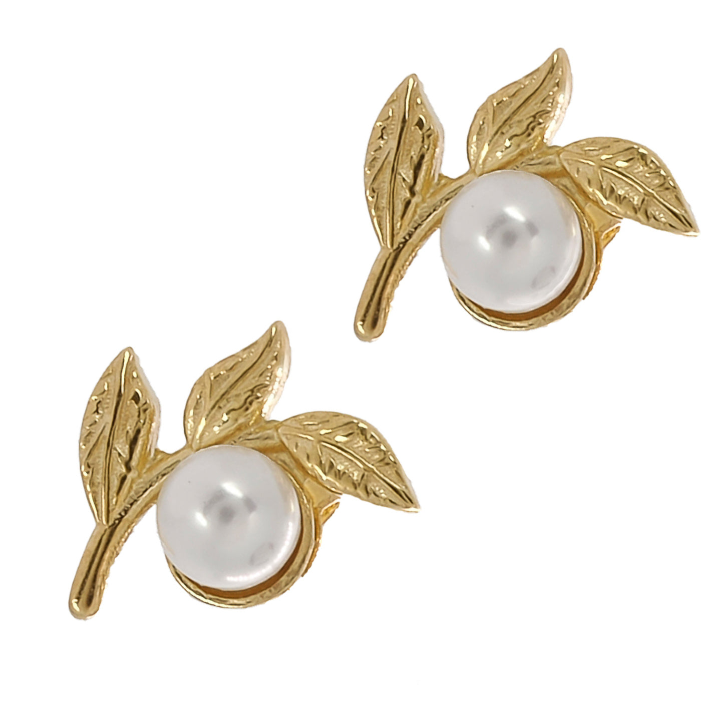 Elegance Redefined: Cleopatra Pearl Earrings, Sterling Silver, Handmade Glam.