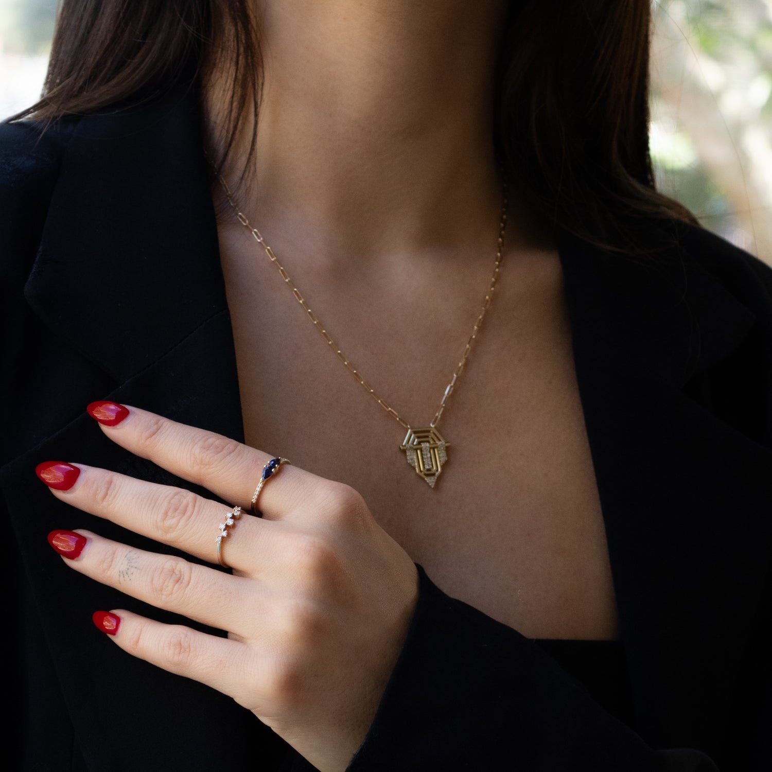 Miniature Diamond and Solid Gold Ring for a Subtle, Luxurious Look
