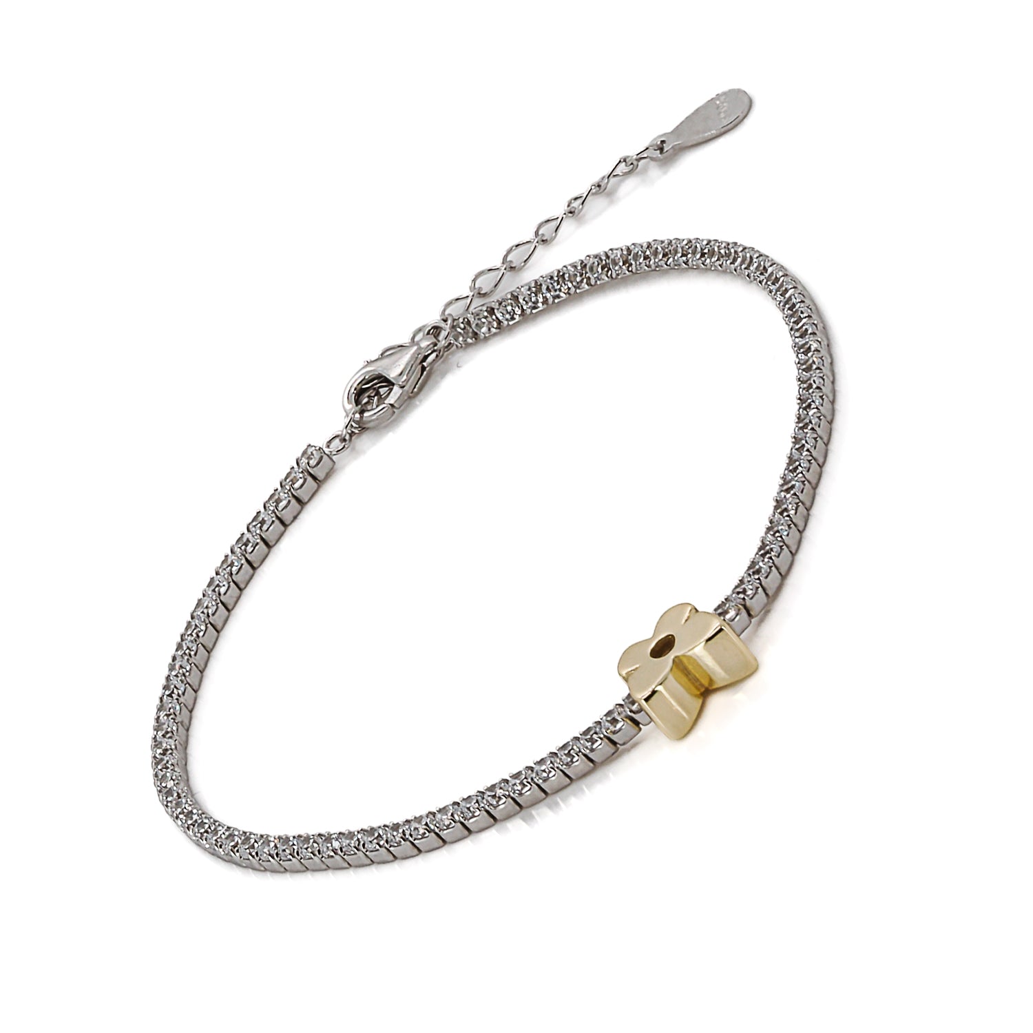 Adjustable beauty: Gold Butterfly Bracelet's versatility.