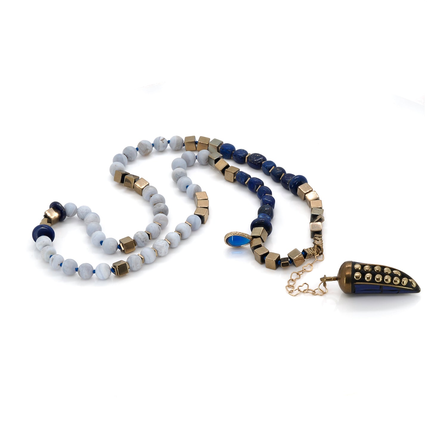 Handcrafted Lapis Lazuli Stone Necklace