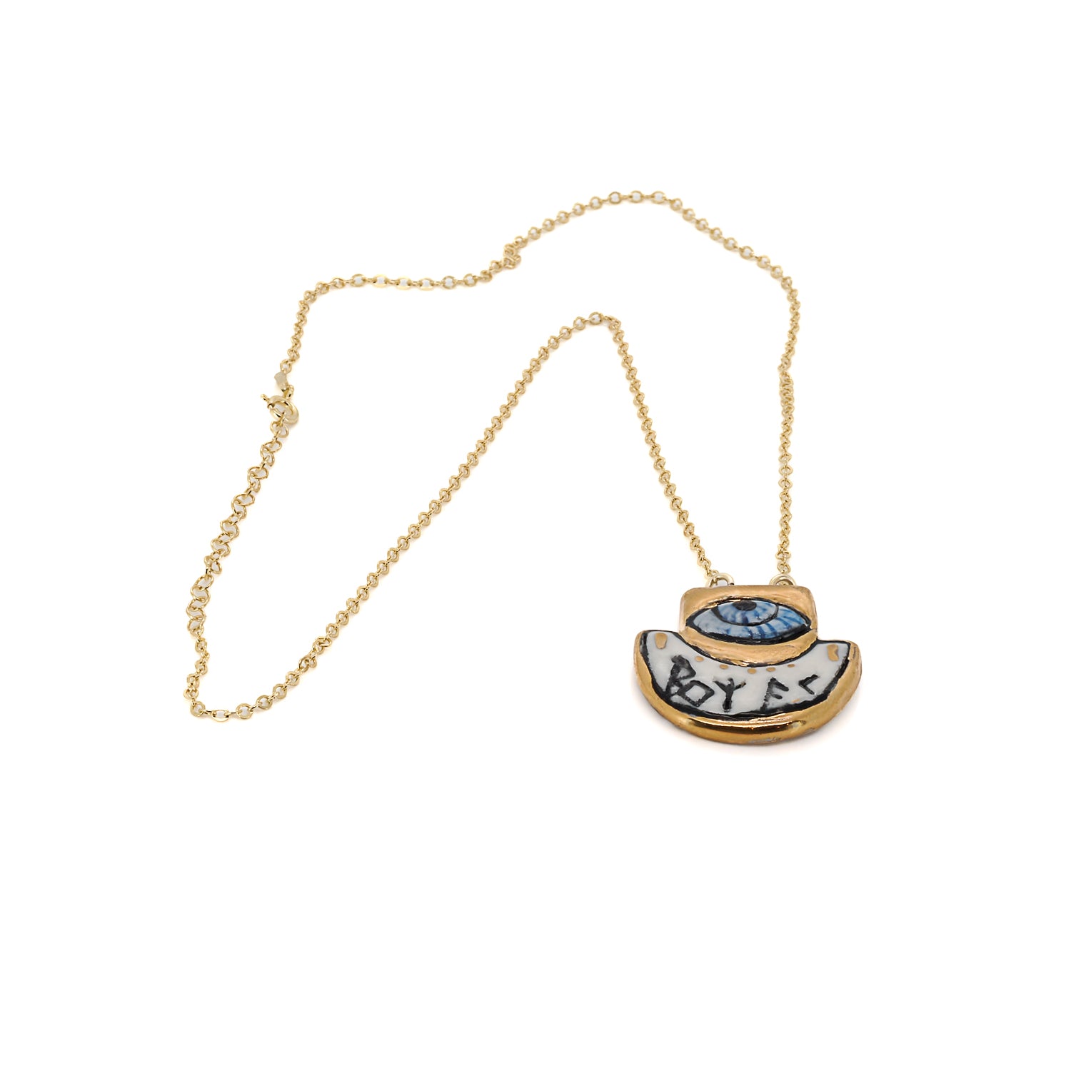 Sterling Silver and 18K Gold Plated Chain - Combining elegance with the allure of Norse mythology.