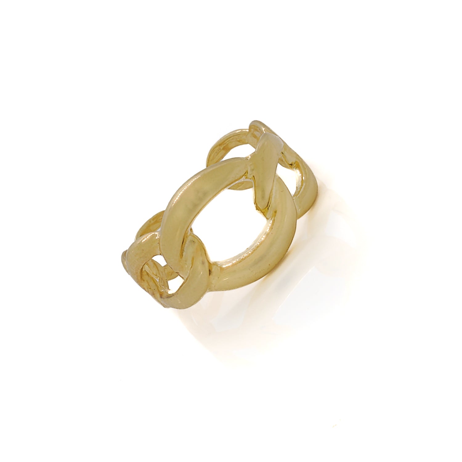 Chic Mira Gold Ring - Adjustable Size and Modern Design