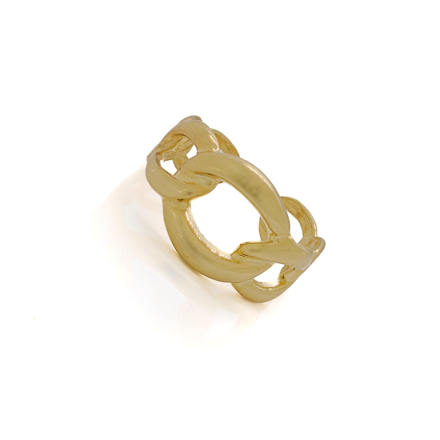 Handcrafted Mira Gold Ring - Classic Materials, Contemporary Flair