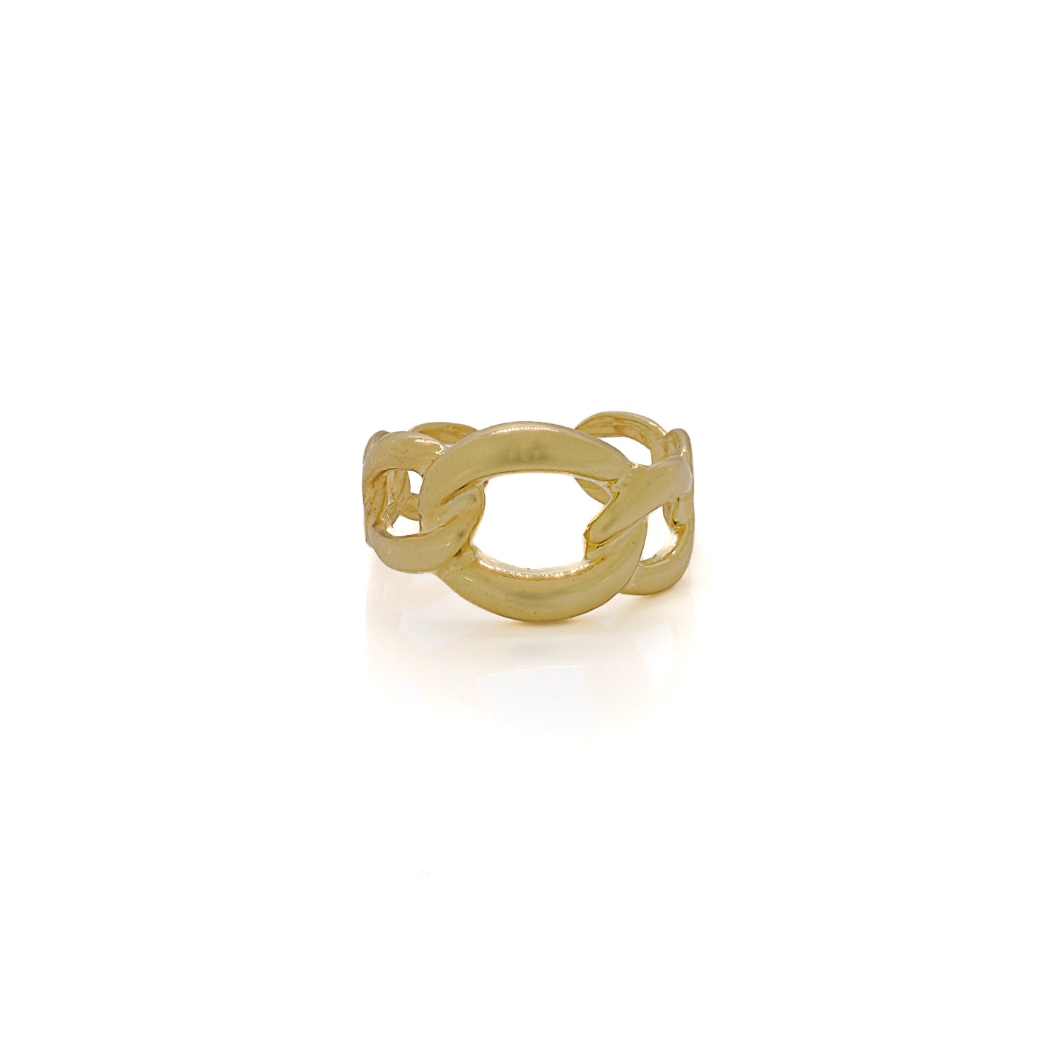 Gold Plated Mira Ring - Refined Luxury and Timeless Elegance