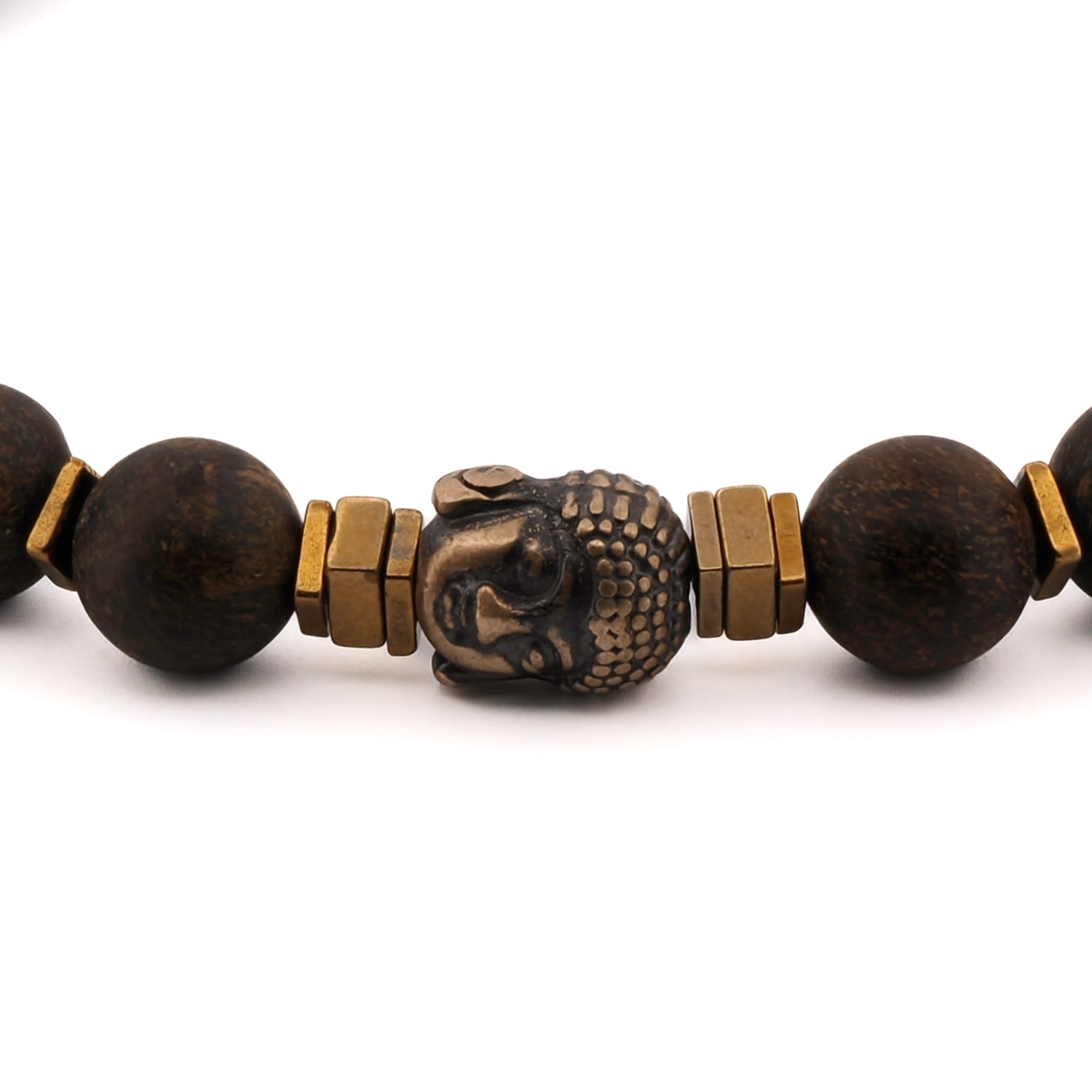 Handcrafted Spiritual Bracelet with Nepal beads and a Buddha charm, designed for grounding and tranquility