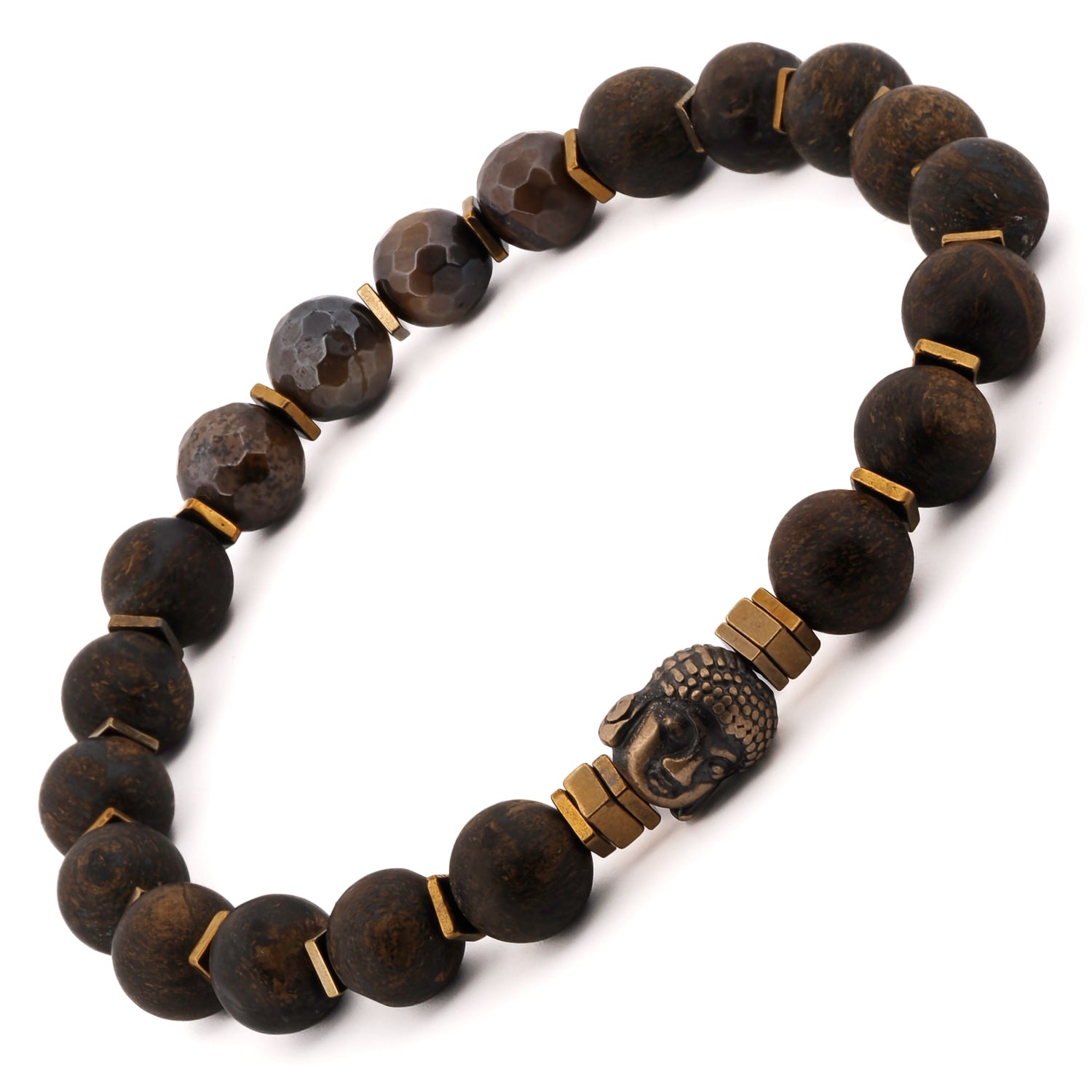 Stylish Nepal Spiritual Bracelet with a bronze Buddha bead, perfect for special occasions or everyday wear