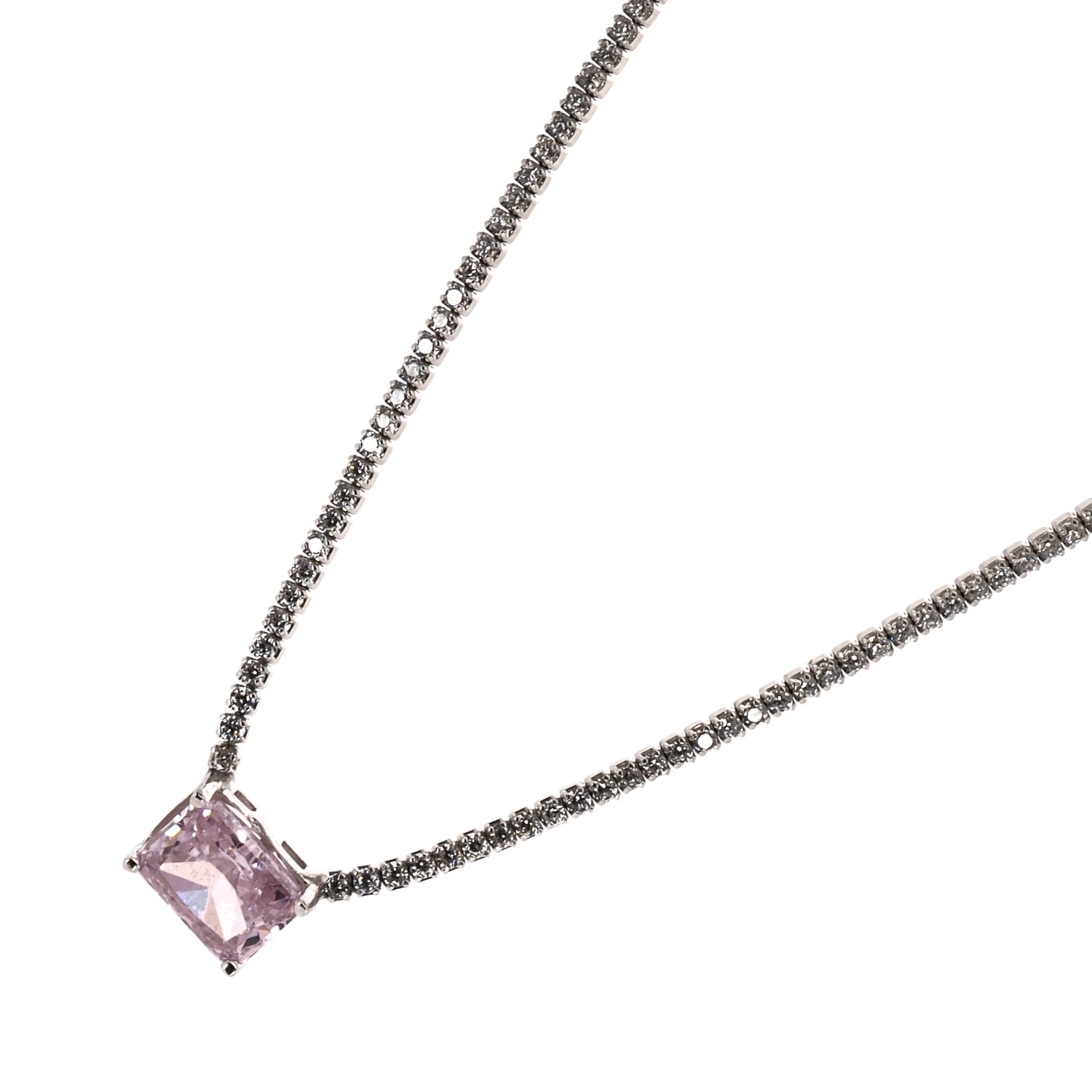 Eternal Bond of Love: Pink Quartz Sterling Silver Fashion Necklace