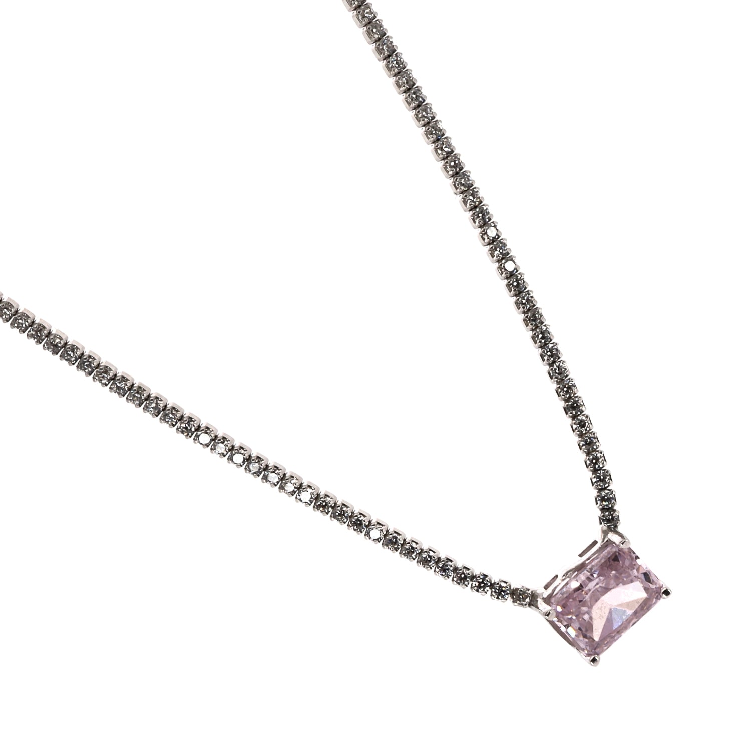 Handmade Elegance: Sterling Silver Necklace with Pink Quartz Pendant
