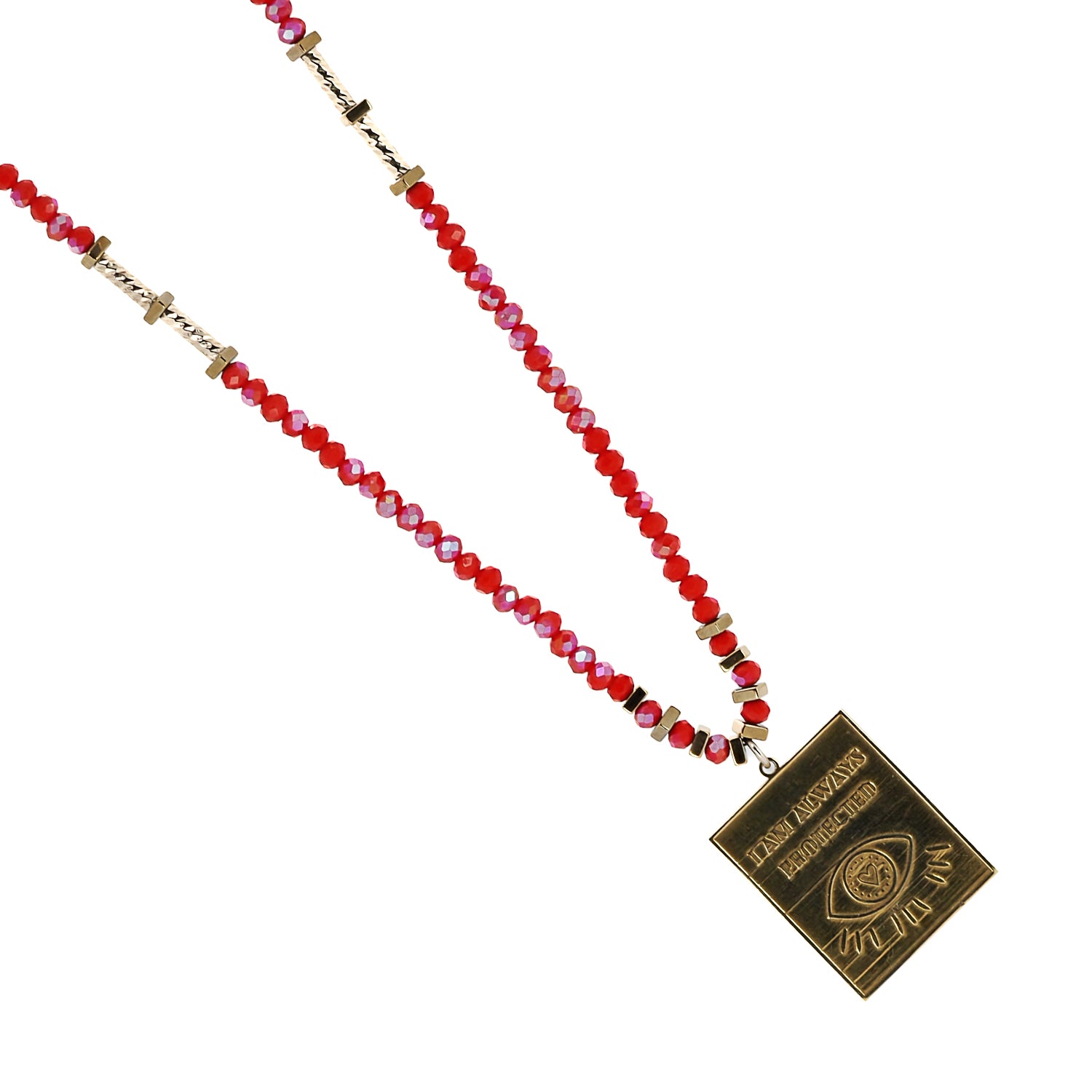 "Gold will protect you" - Reinforcing the Necklace's Purpose.