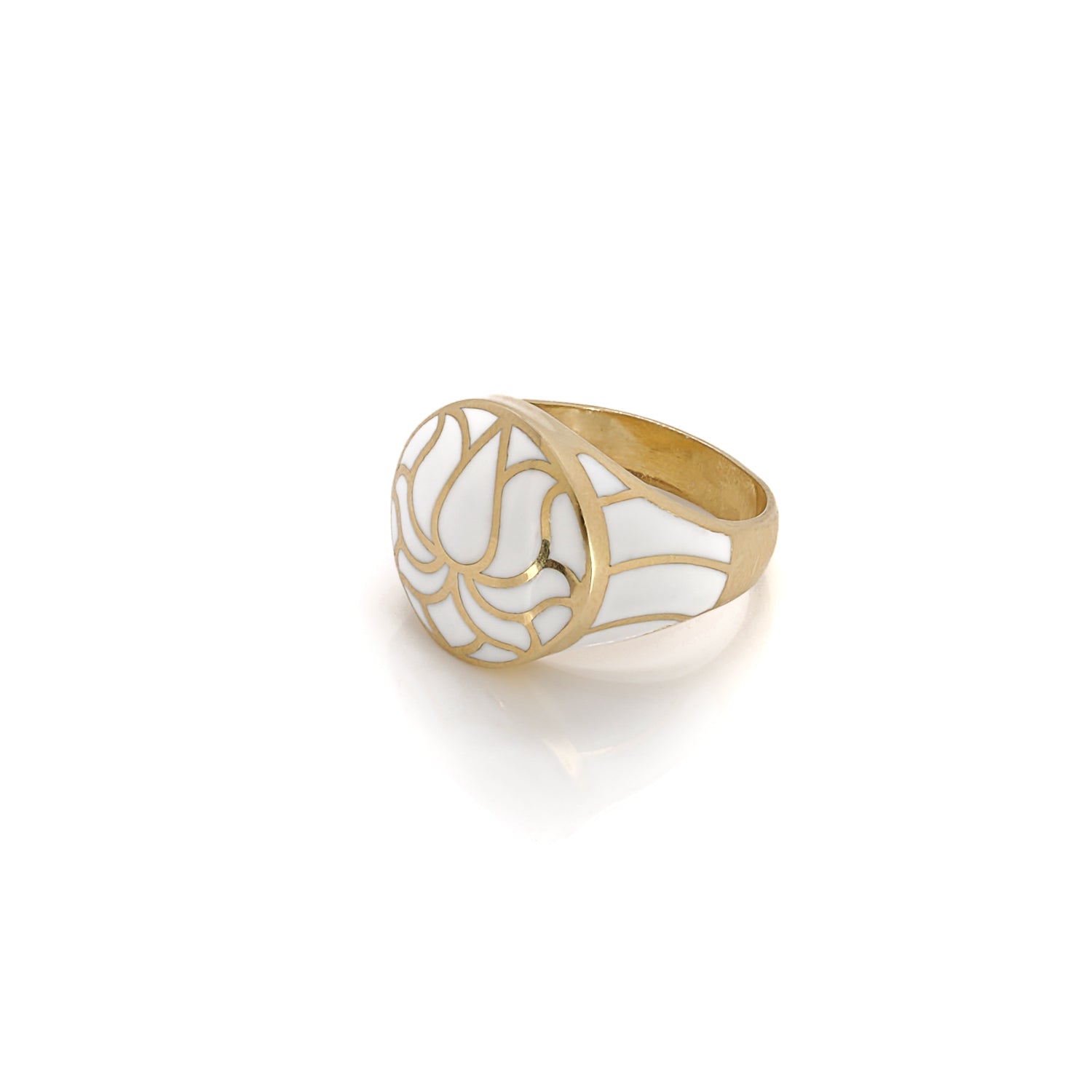 Spiritual Symbolism - Lotus Flower Ring for Self-Discovery