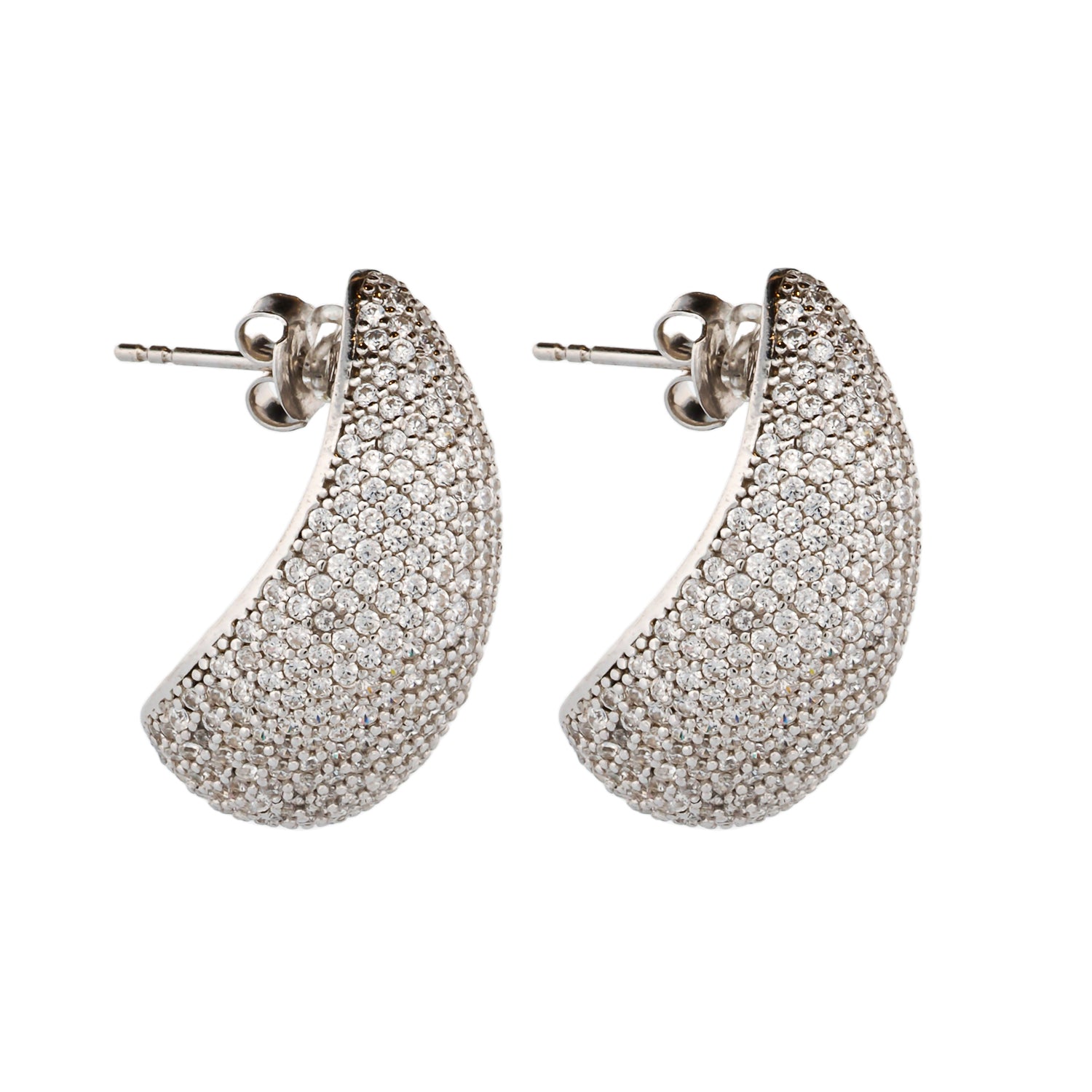 Captivating Sparkle in Contemporary Diamond Fashion Earrings