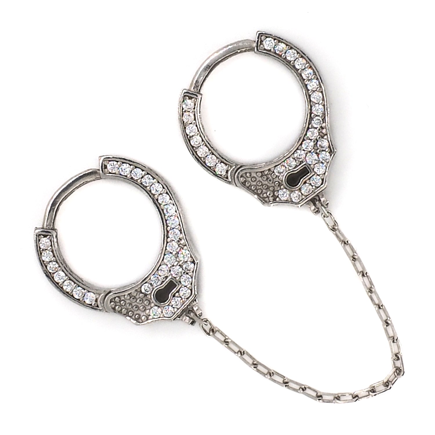 Shimmering Diamonds and Radiant Silver: Attention-Grabbing Earrings