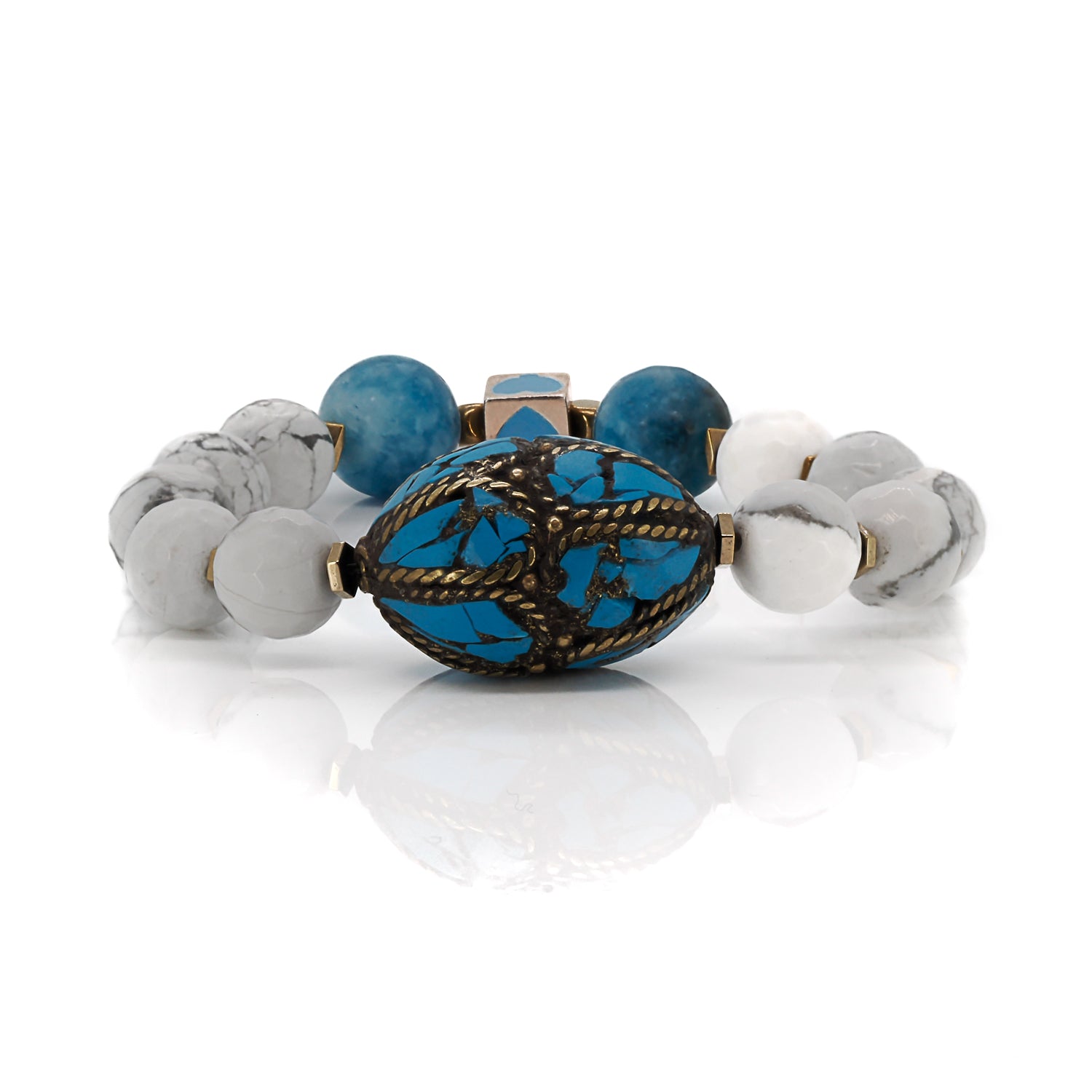 Vibrant Turquoise Stones Symbolizing Tranquility and Protection.