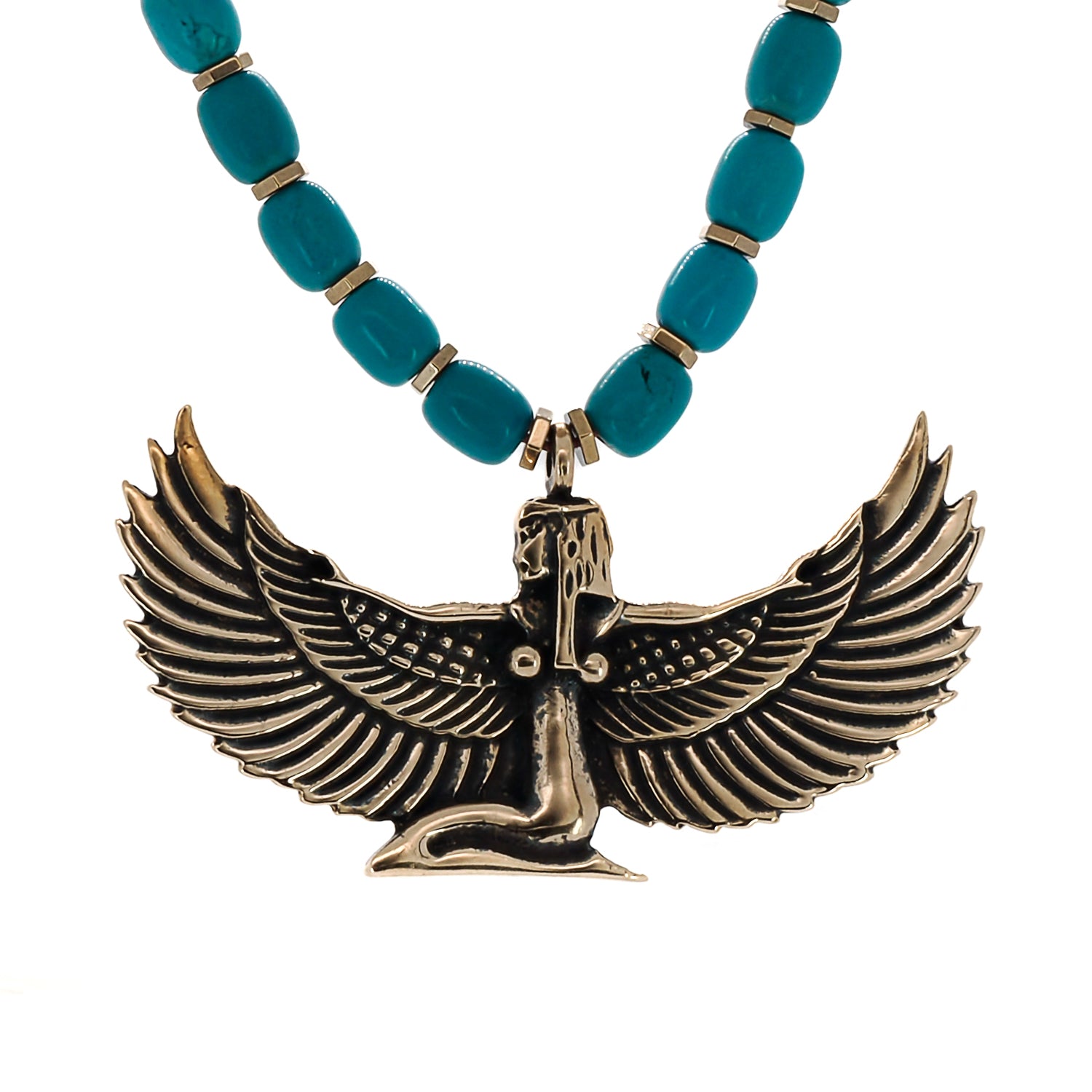 Spiritual Elegance - A wearable tribute to the goddess Isis.