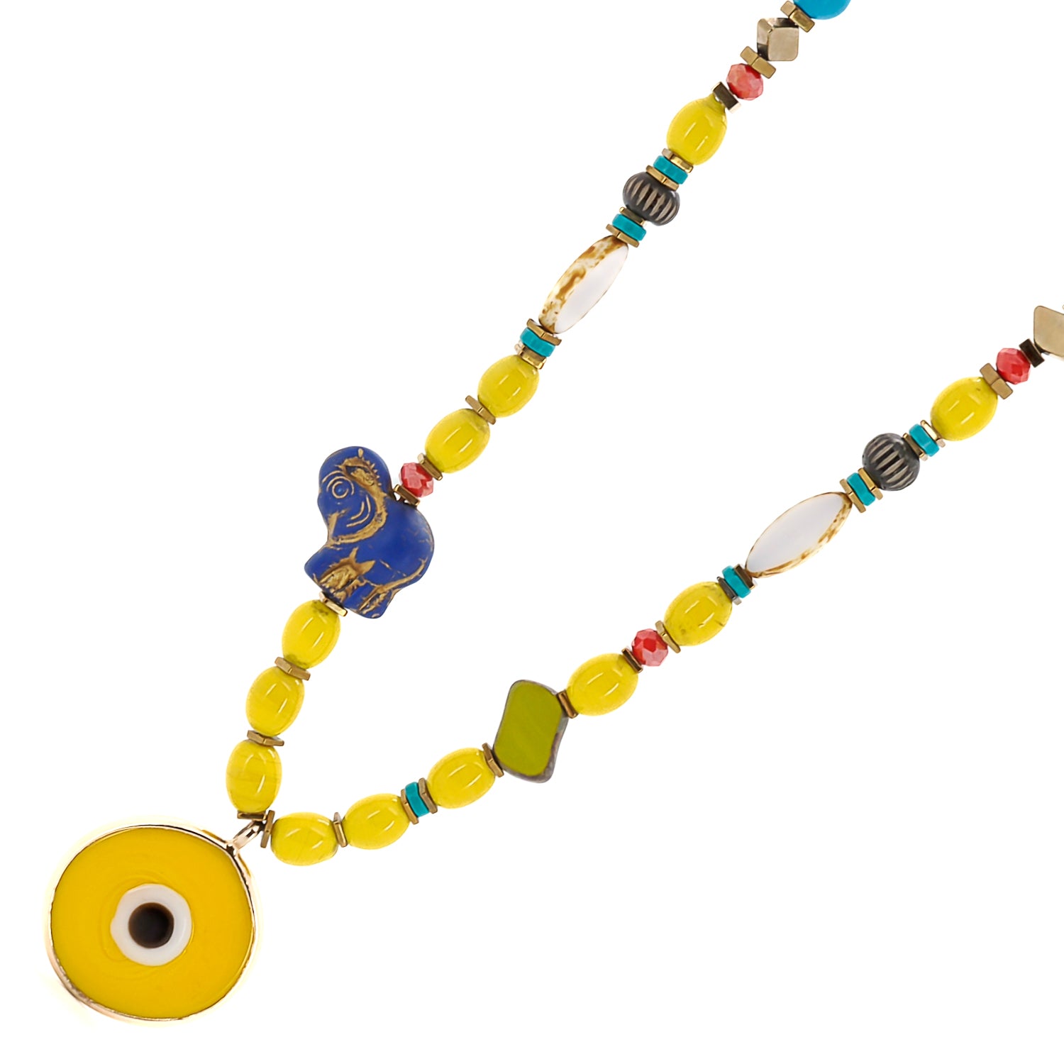 Carpe Diem Necklace, a unique piece with a blend of cultural elements.