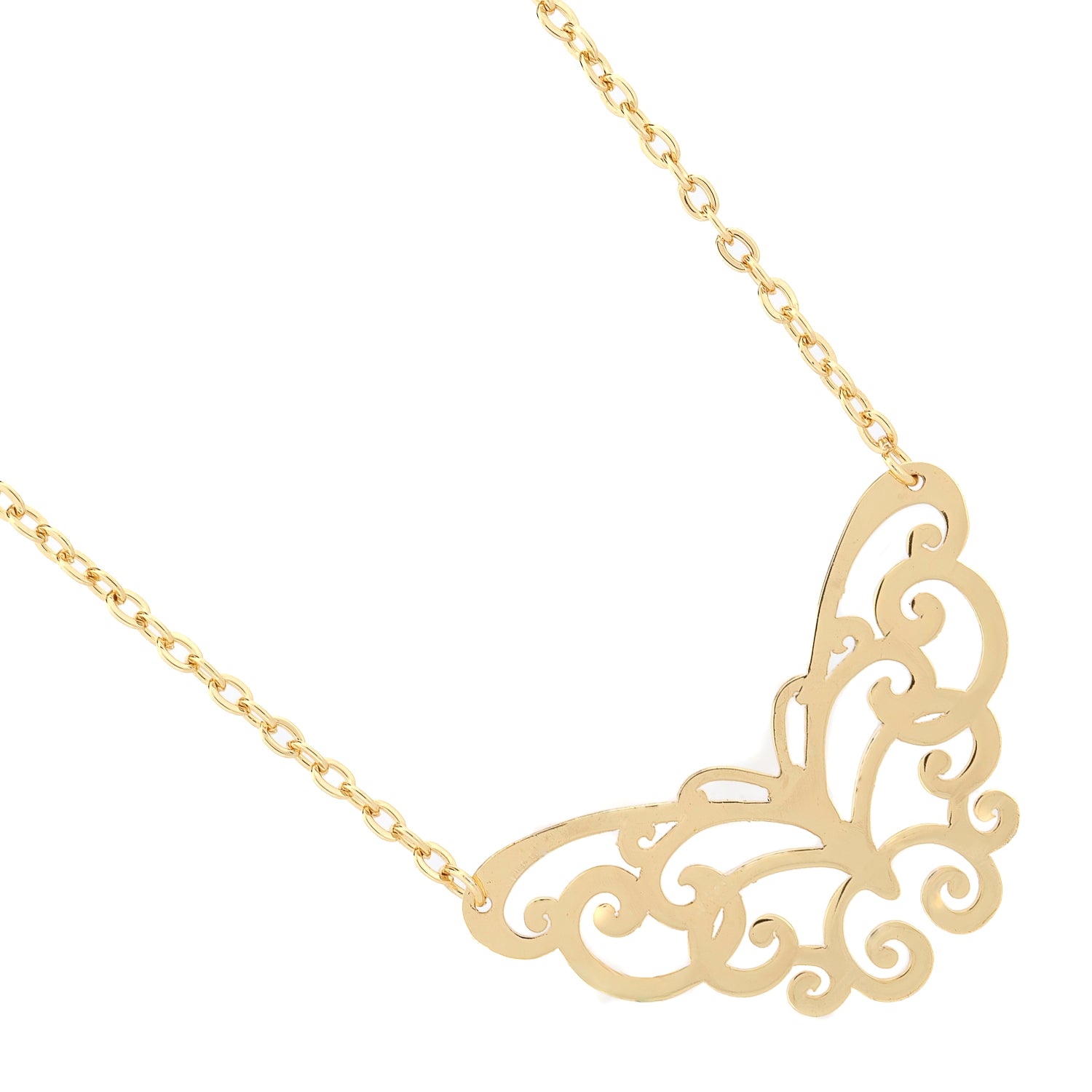 Eternal Grace Butterfly Gold Necklace