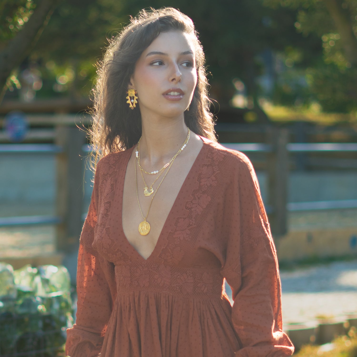 Eternal Pearl Harmony Choker Gold Necklace