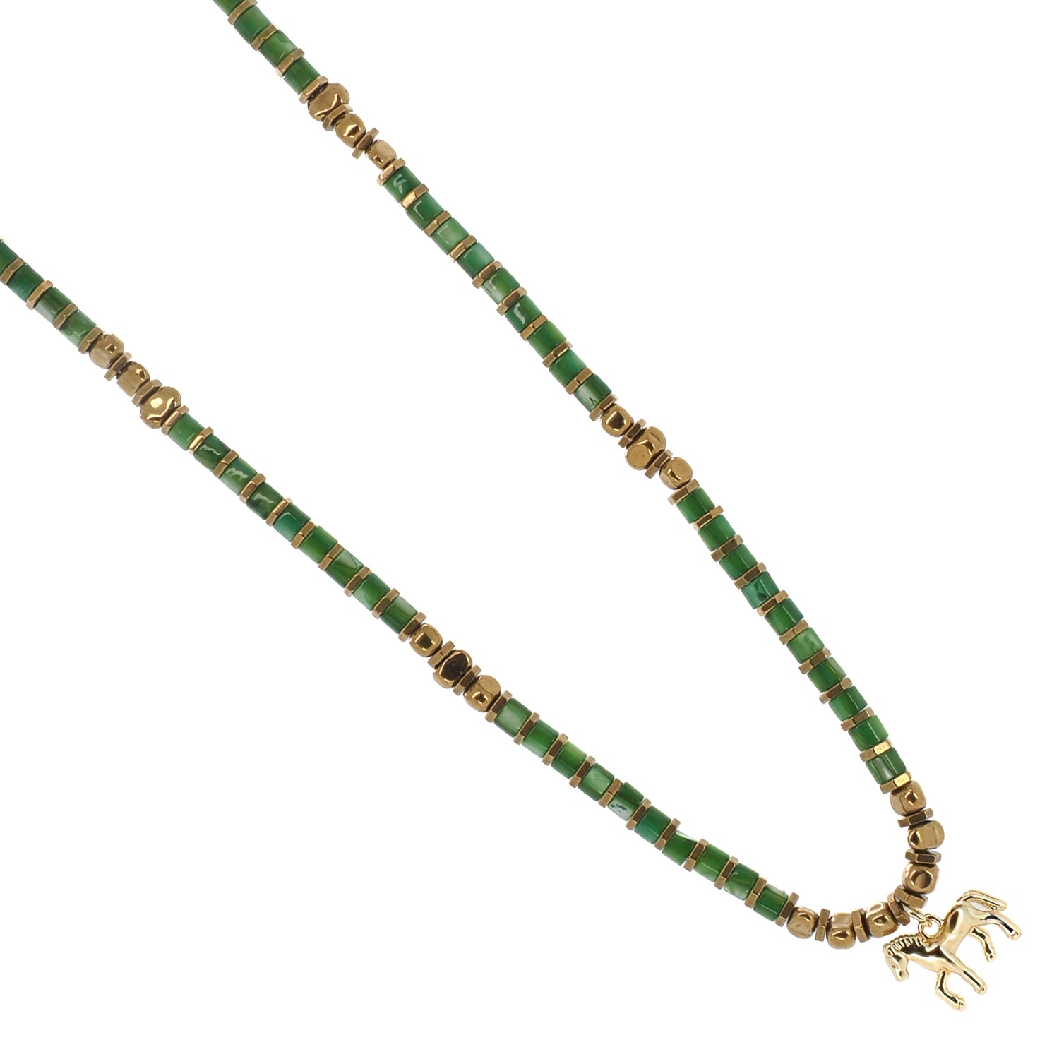 Free Spirit Horse Charm Choker Necklace