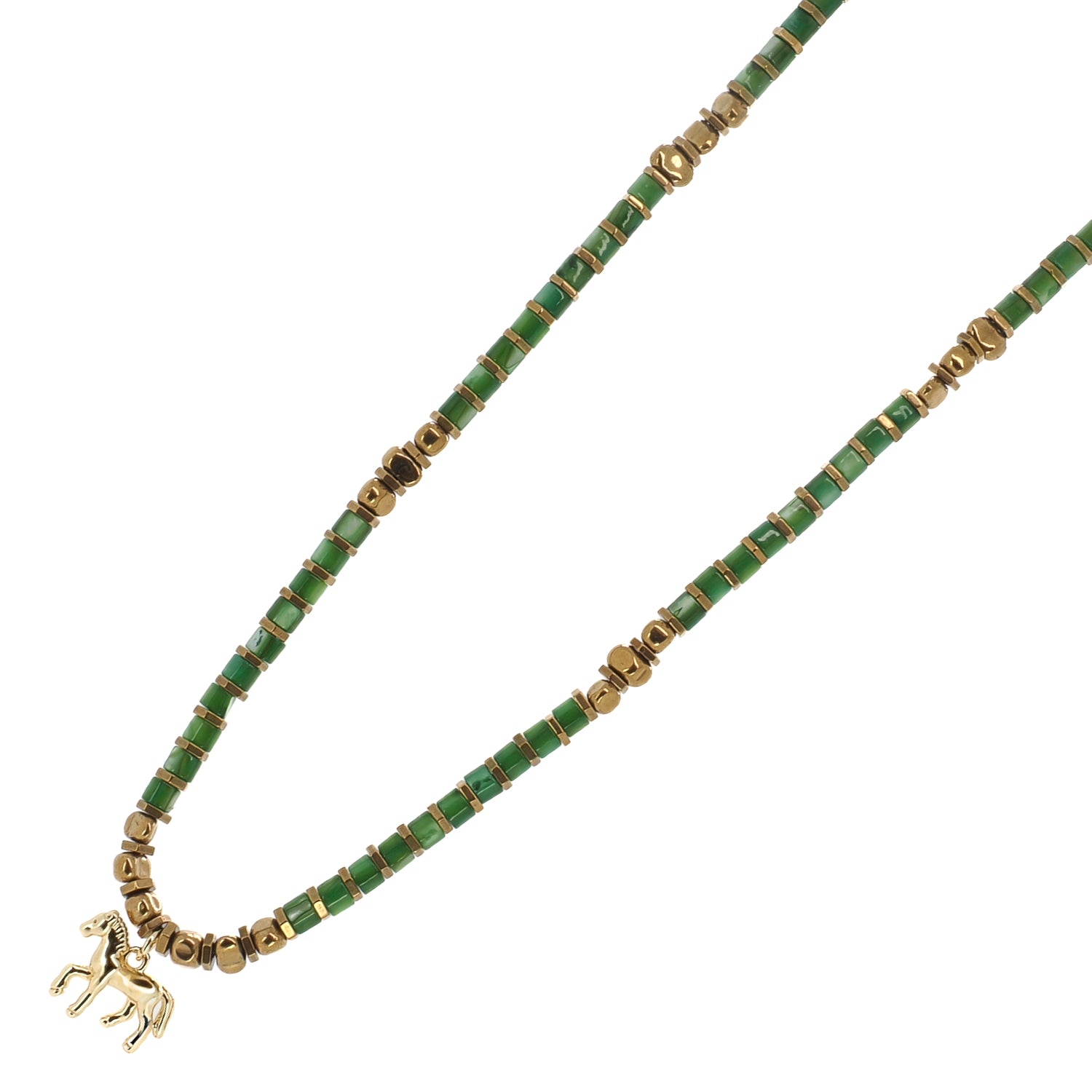 Free Spirit Horse Charm Choker Necklace