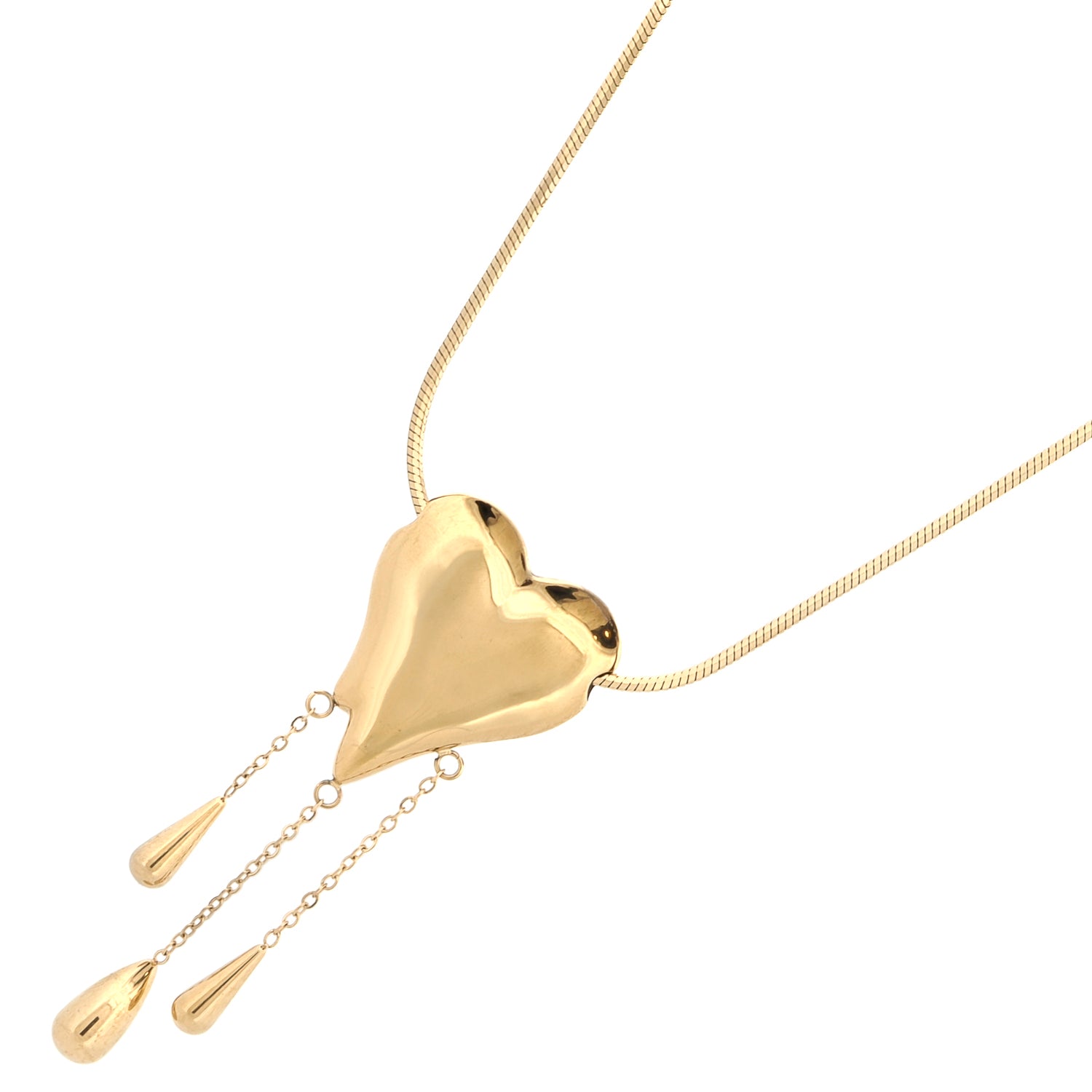Golden Tears of Love Necklace