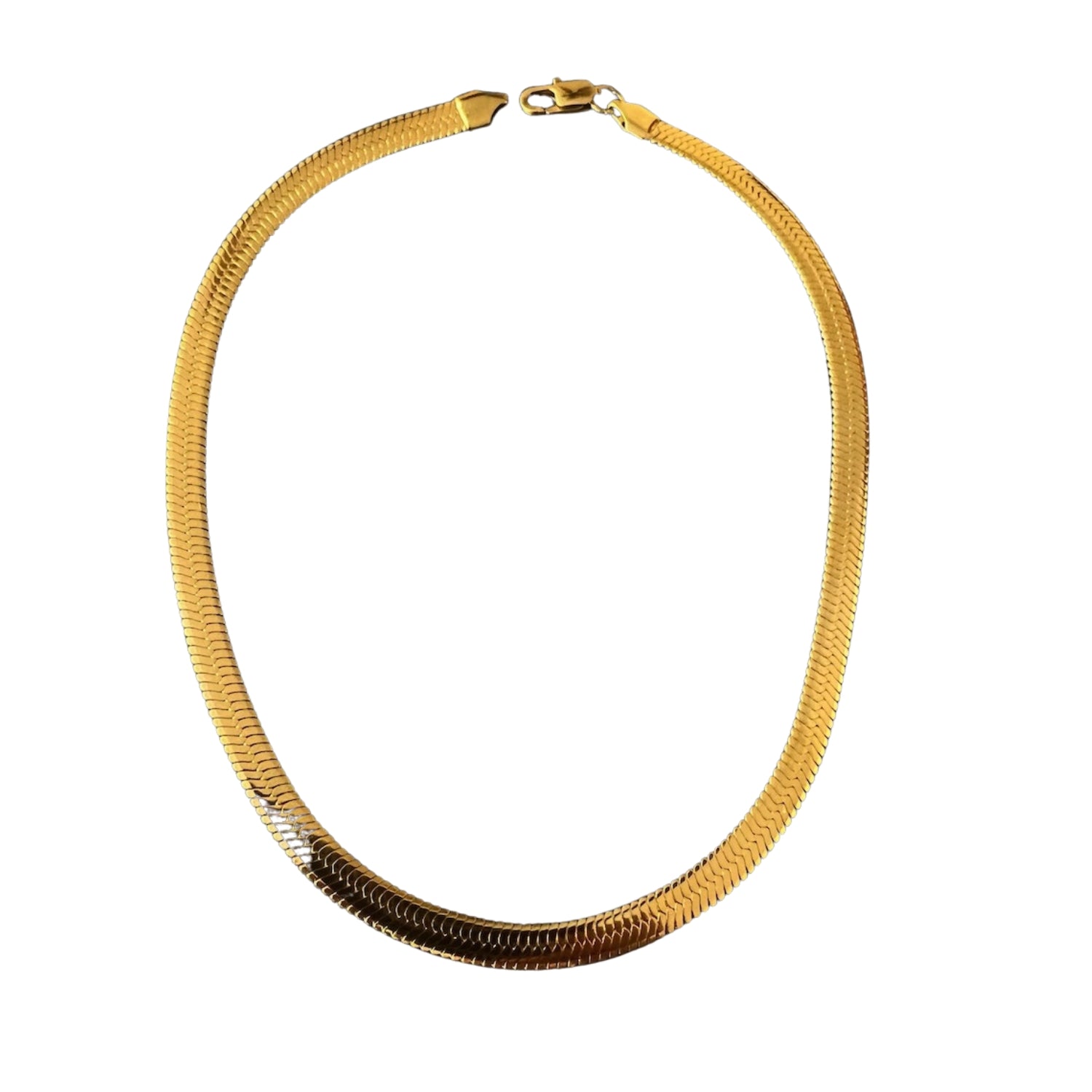 Italian Gold Choker Fashion Necklace