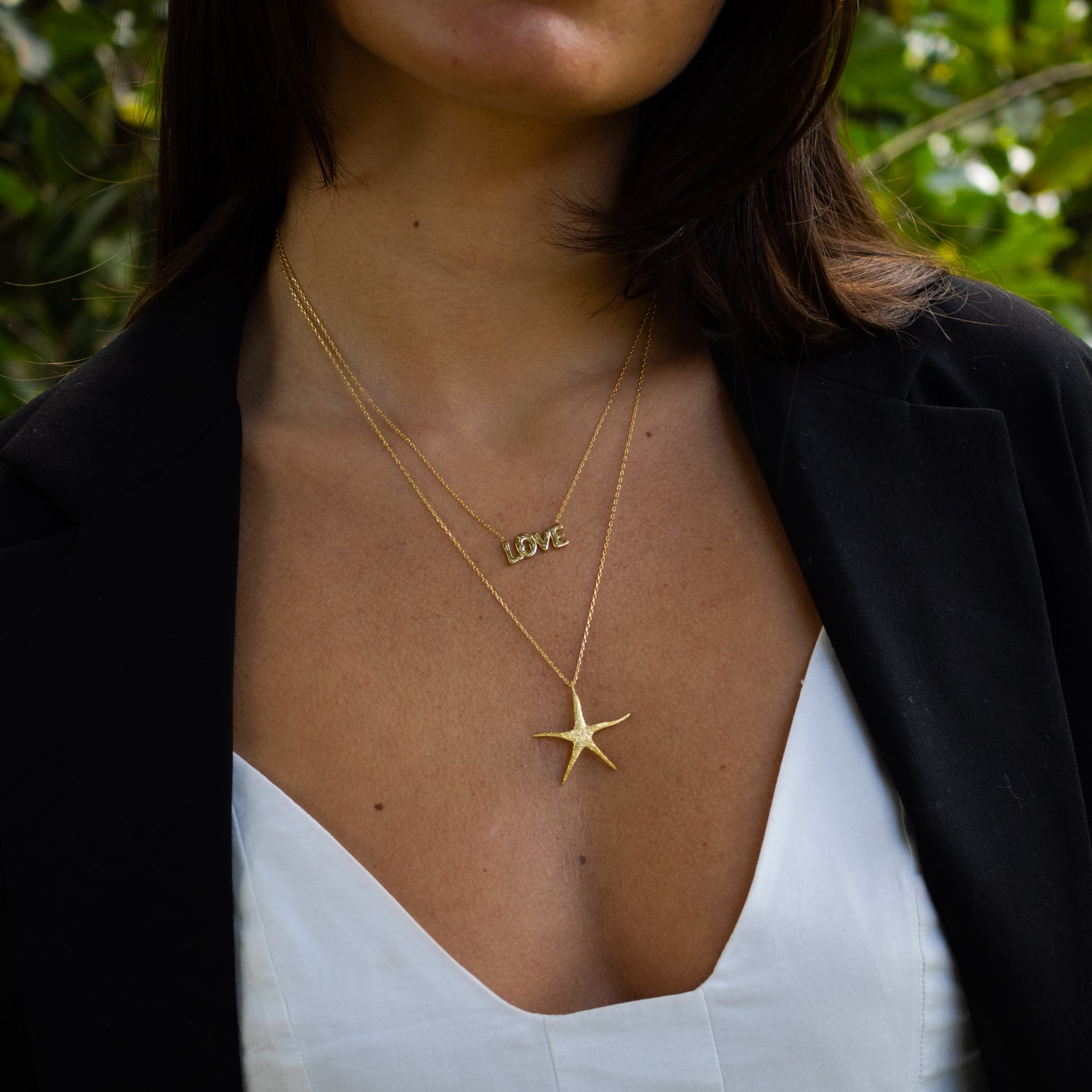 Love Letter Gold Necklace