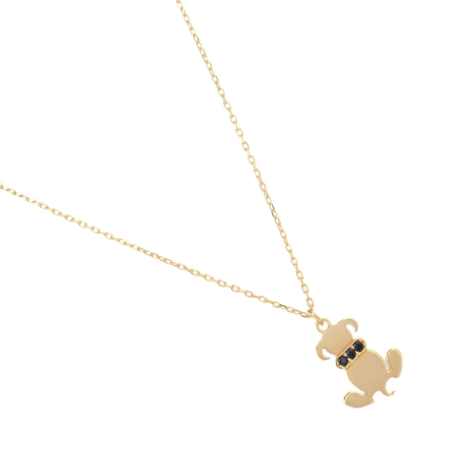 Loyal Pup Gold Vermeil Necklace