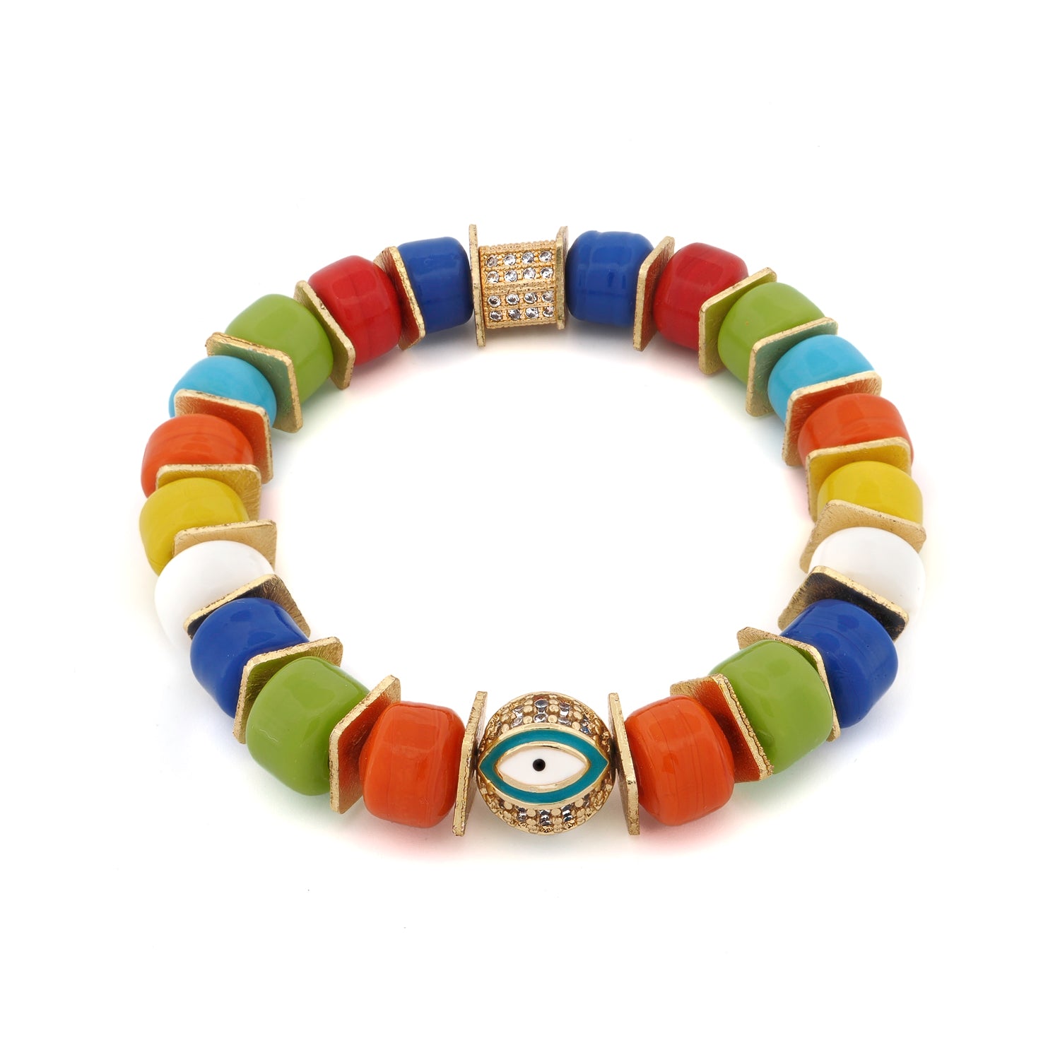 Mystic Bloom Evil Eye Bracelet