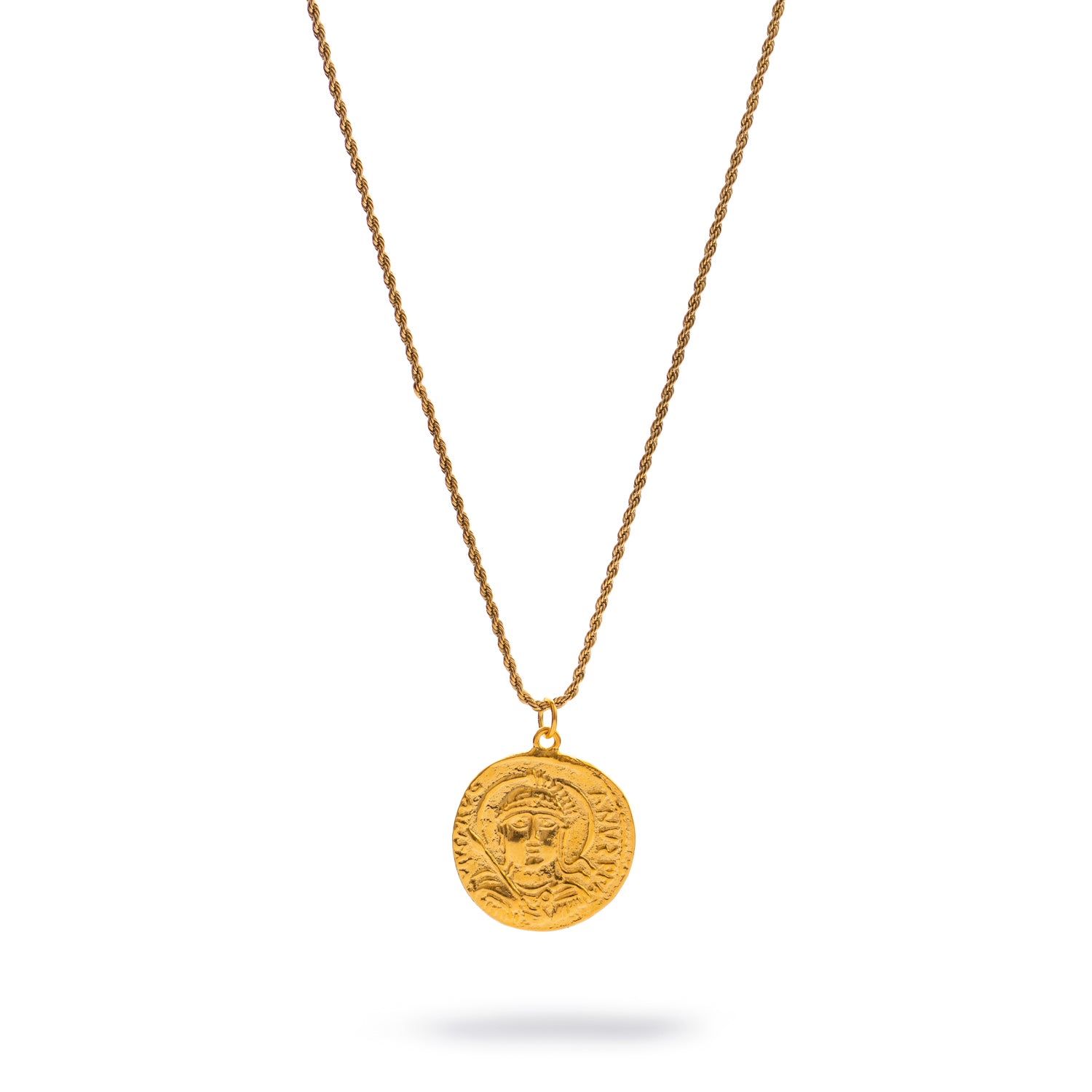 Mystic Guardian Coin Medallion Necklace