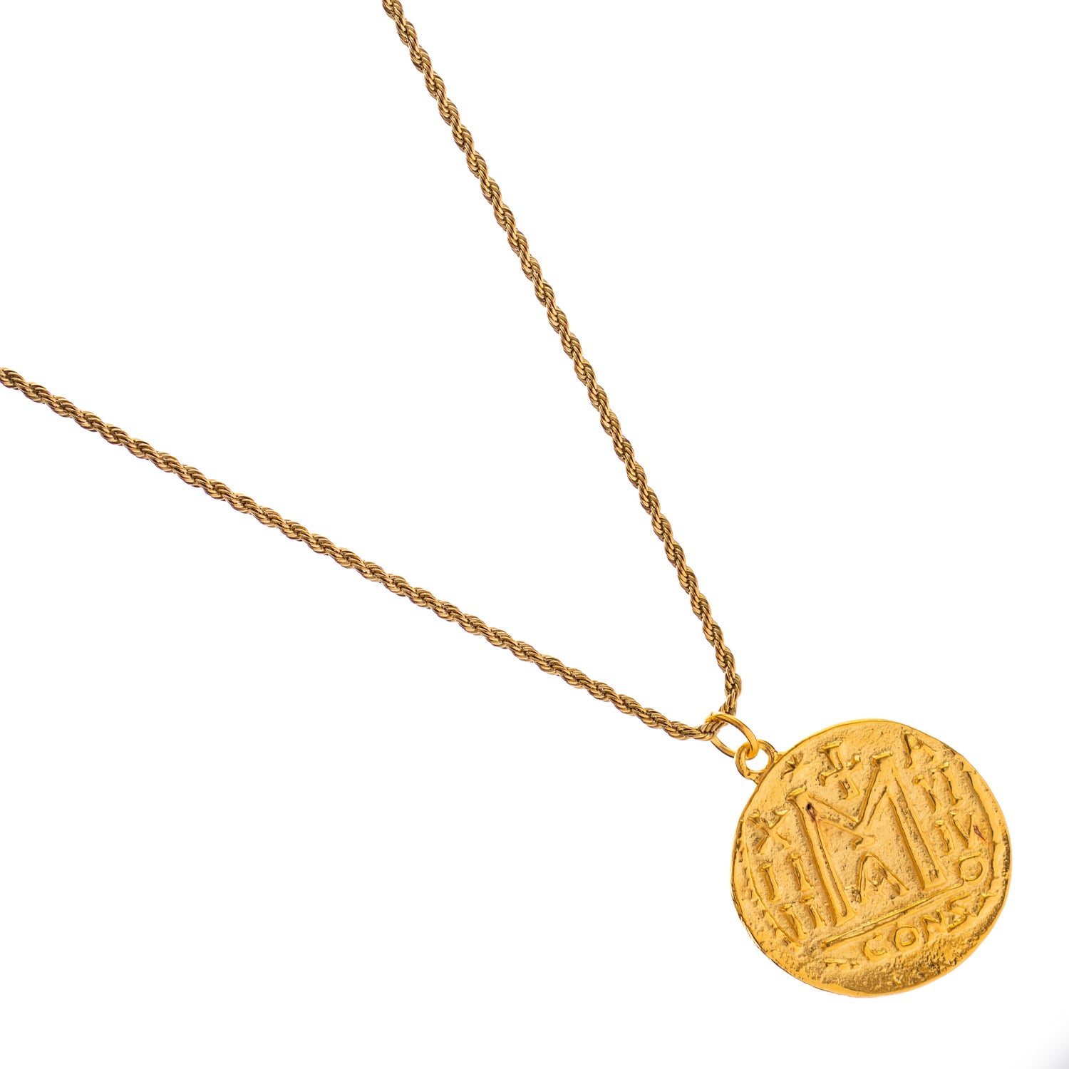 Mystic Guardian Coin Medallion Necklace