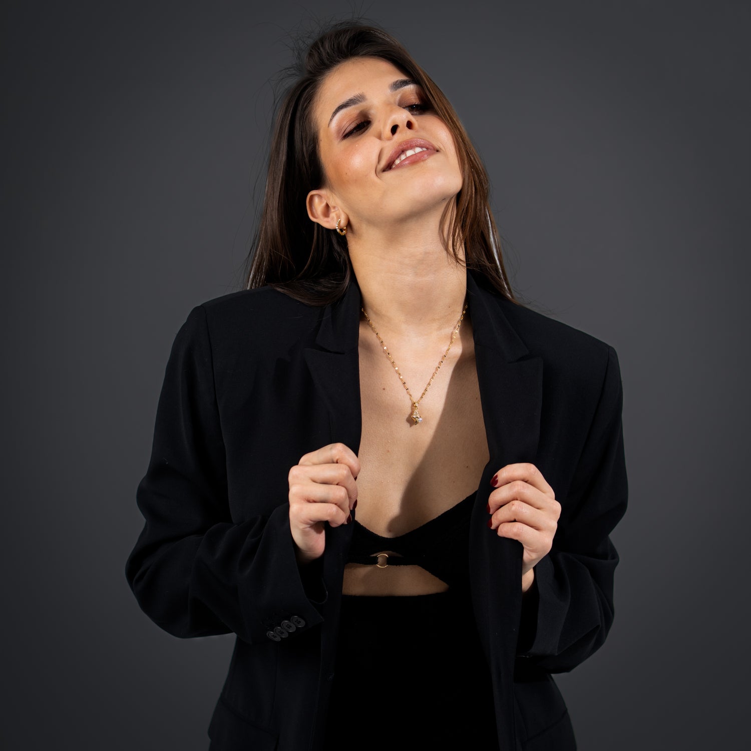 Ocean Pearl Seashell Gold Necklace